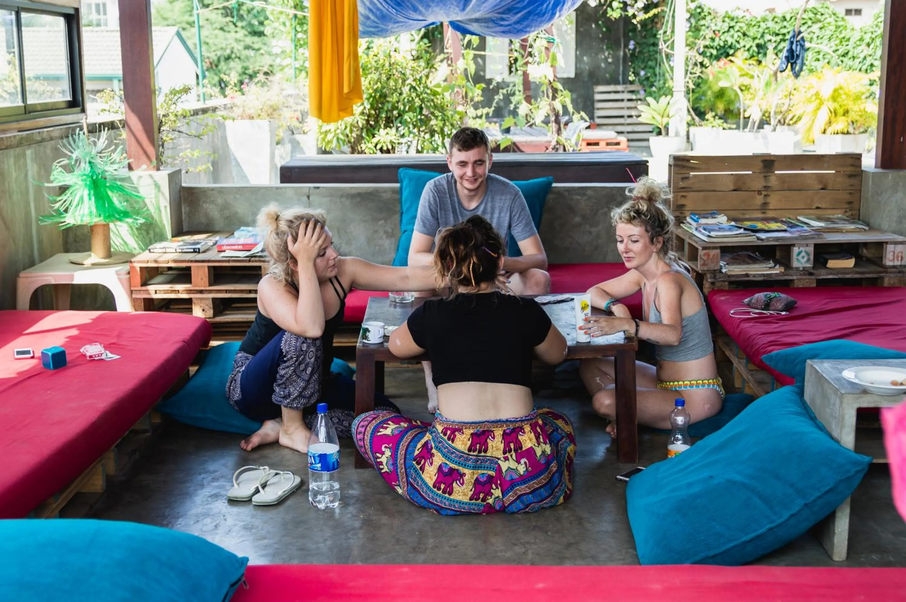 People in Colombo Beach Hostel