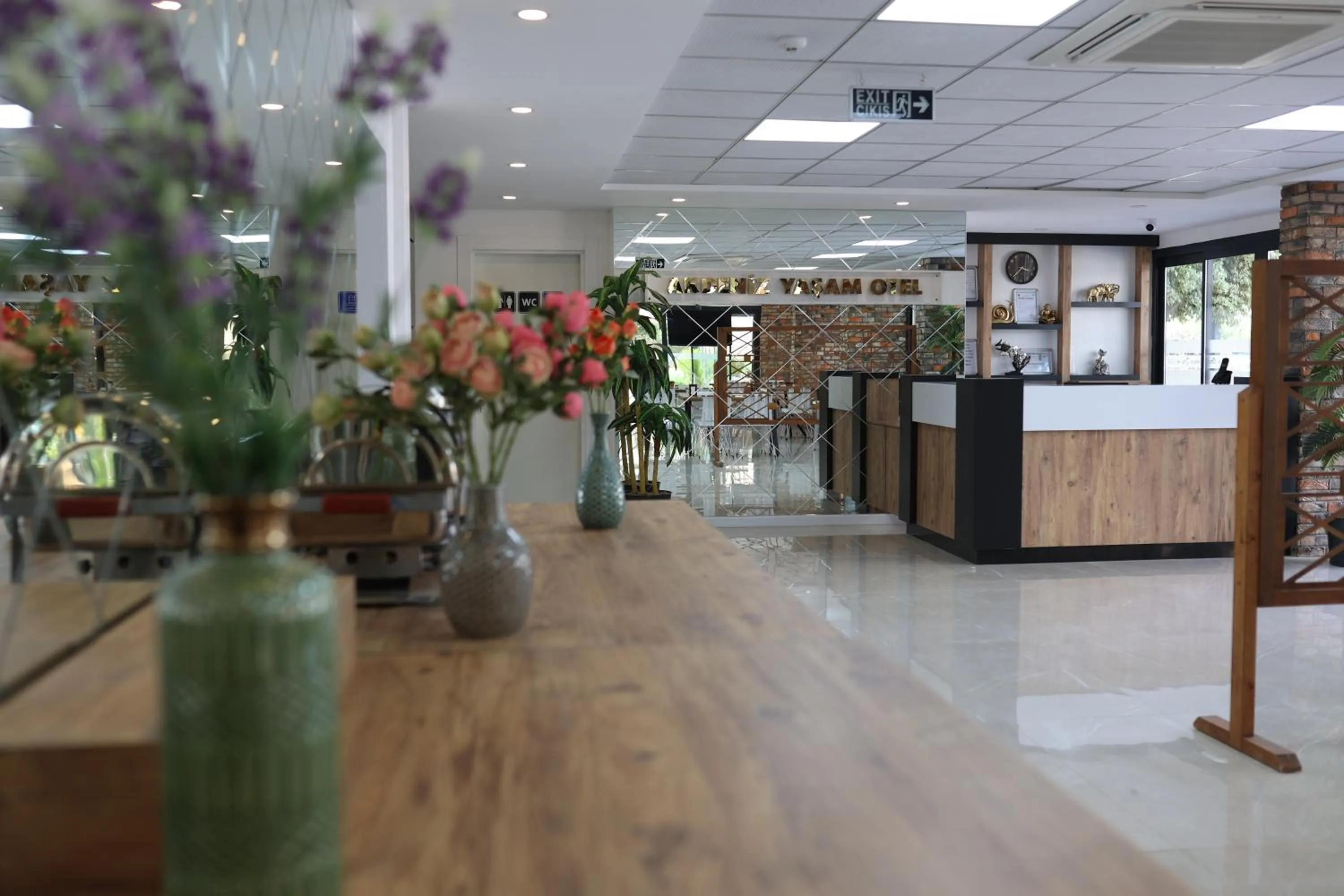 Lobby or reception in Akdeniz Yaşam Otel