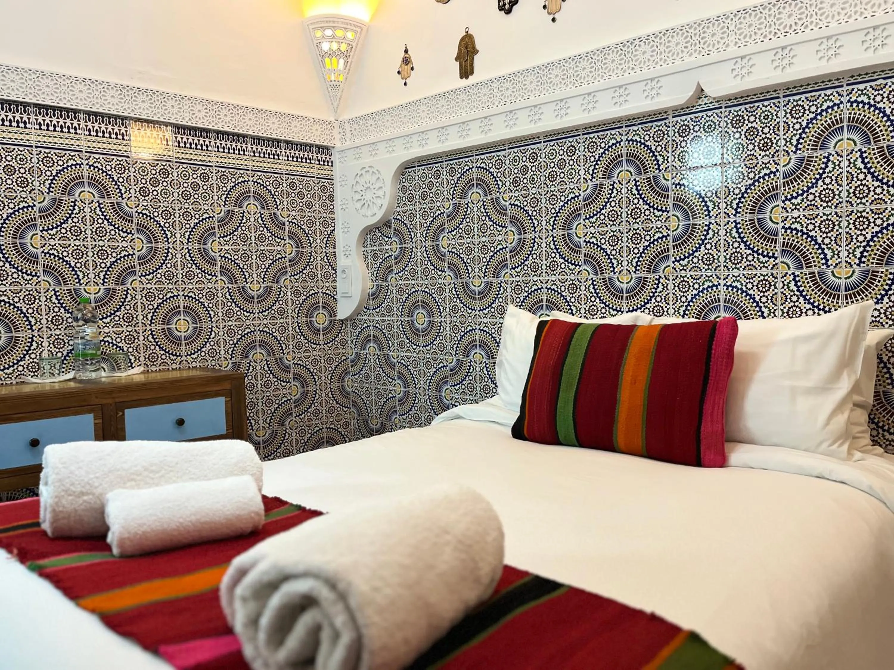 Bed in Riad Imndi
