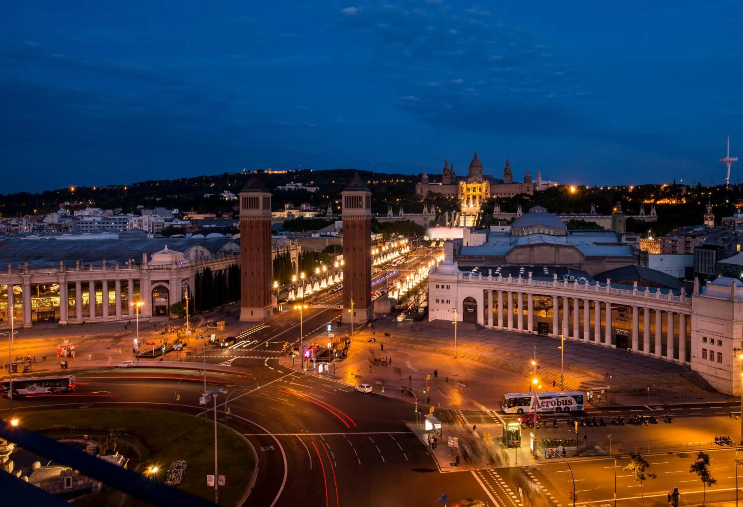 City view in Catalonia Barcelona Plaza