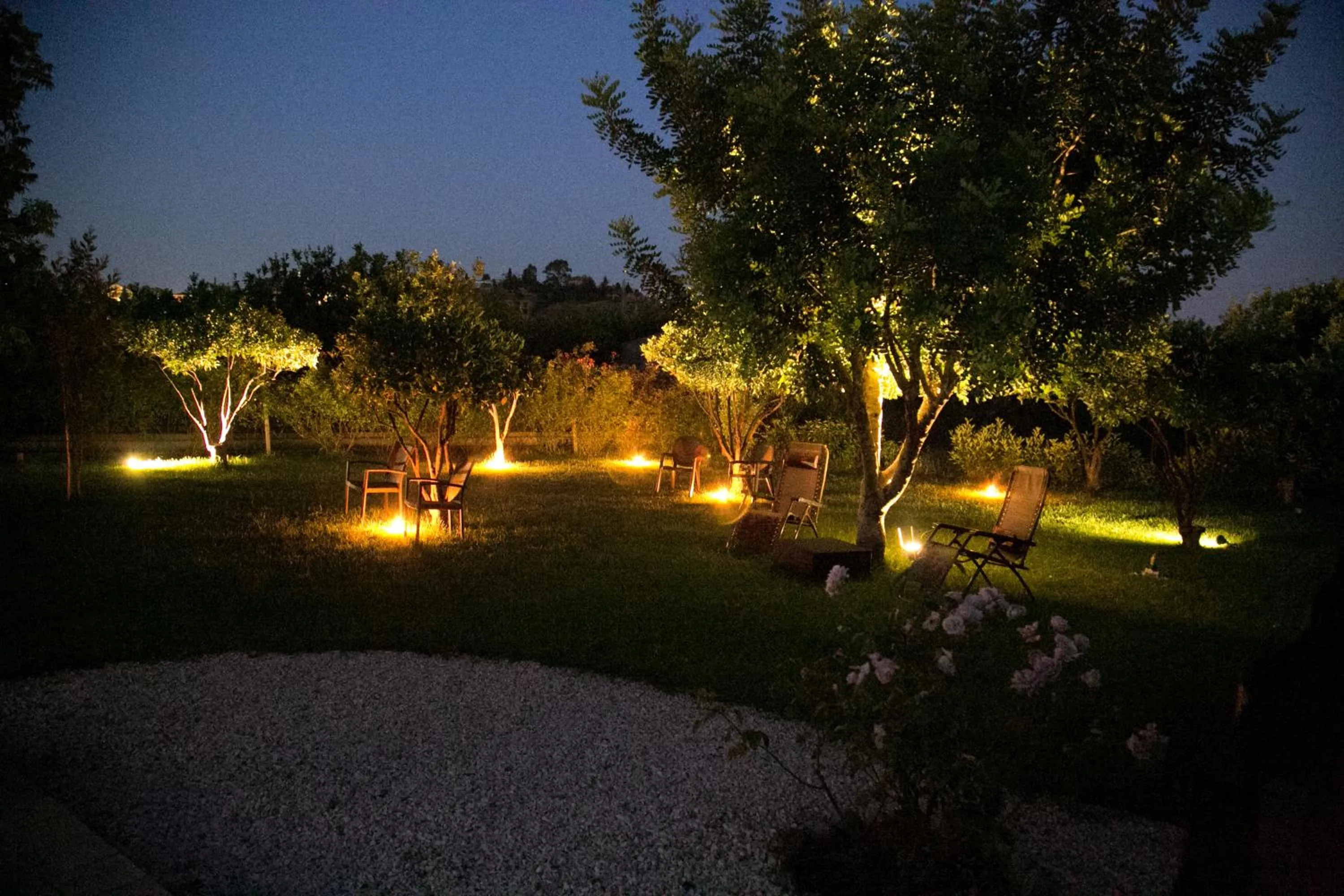 Garden in B&B Villa Valentina