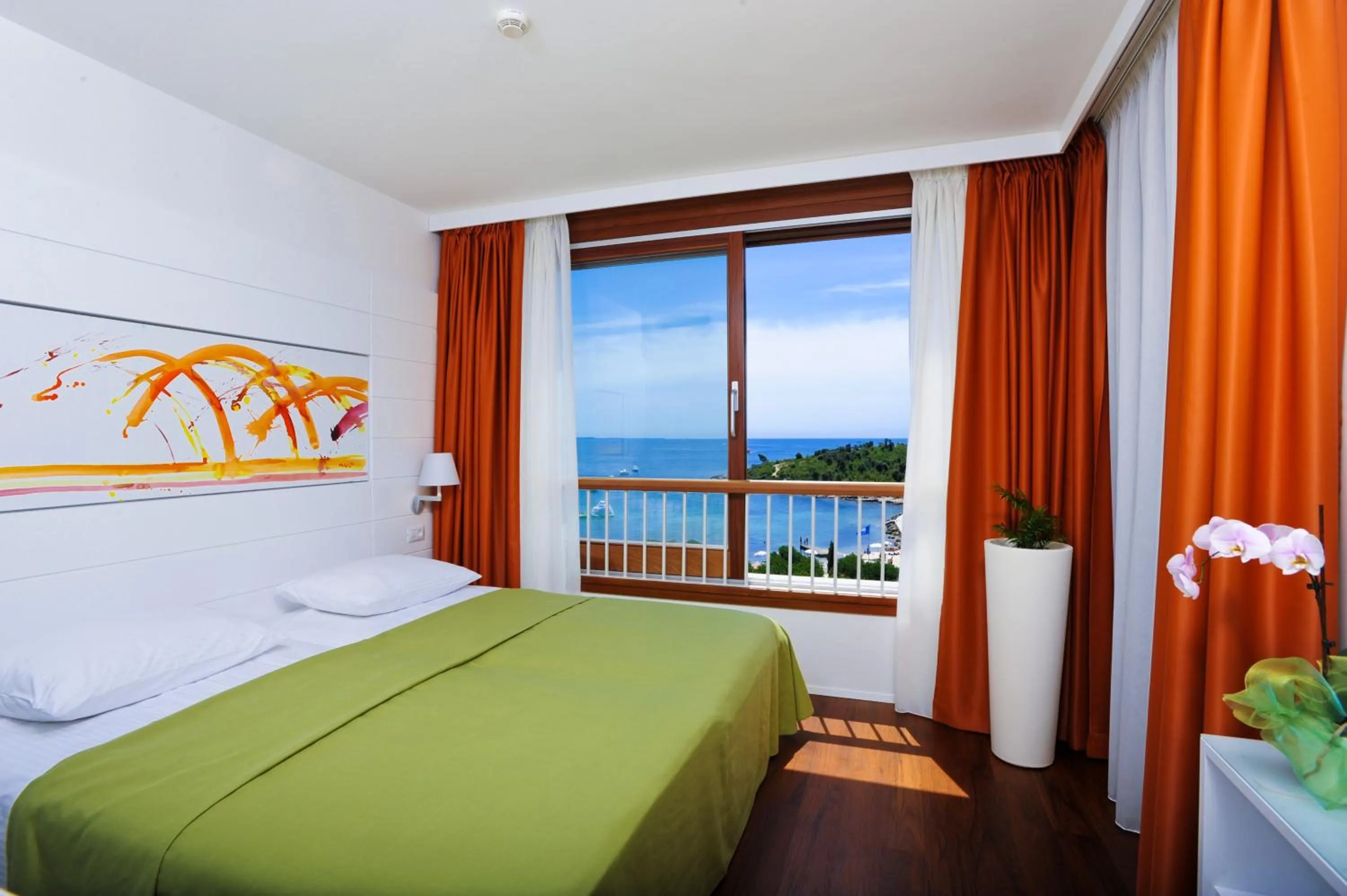 Bed in Maistra Select All Suite Island Hotel Istra