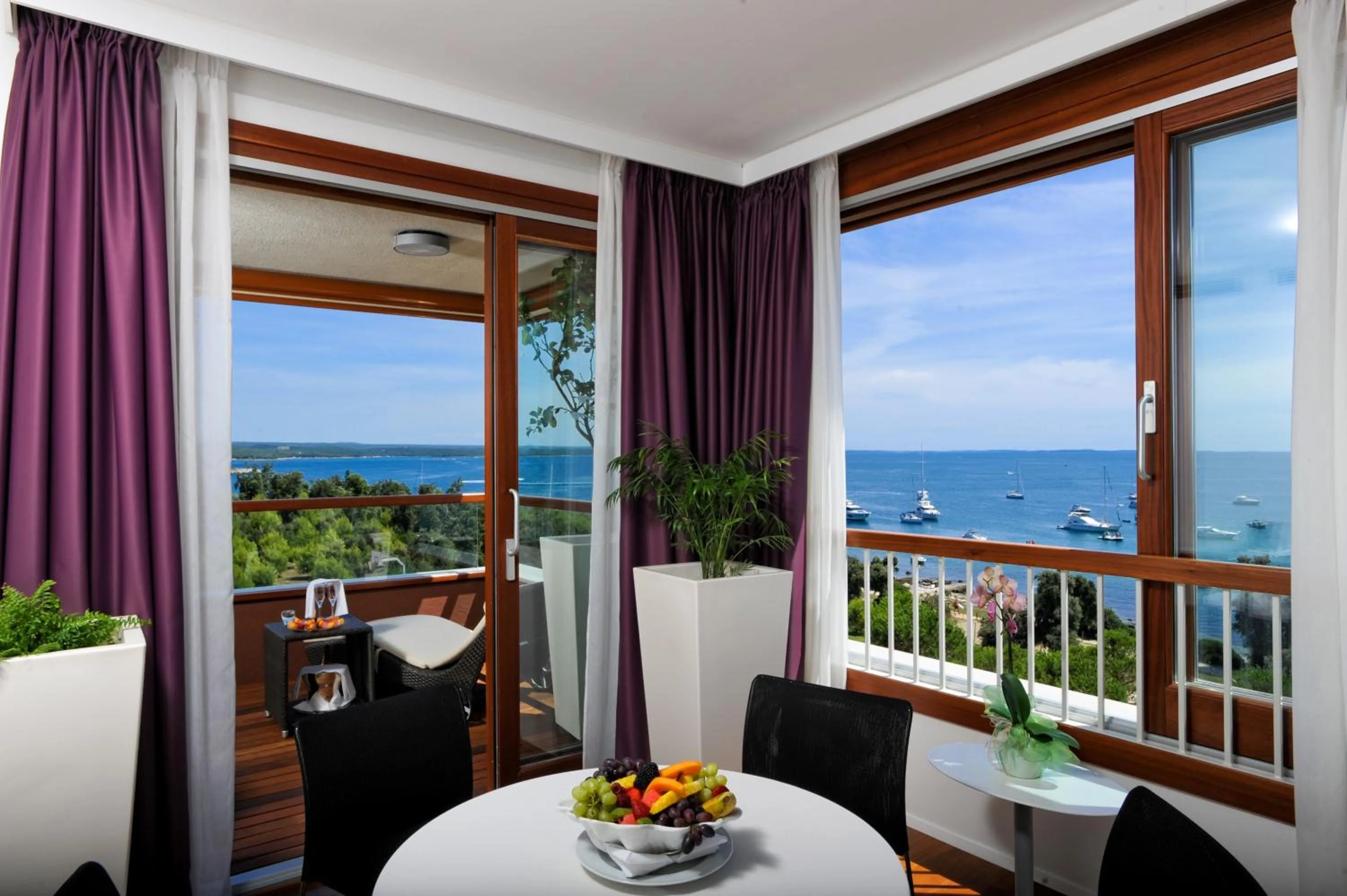 Balcony/Terrace in Maistra Select All Suite Island Hotel Istra