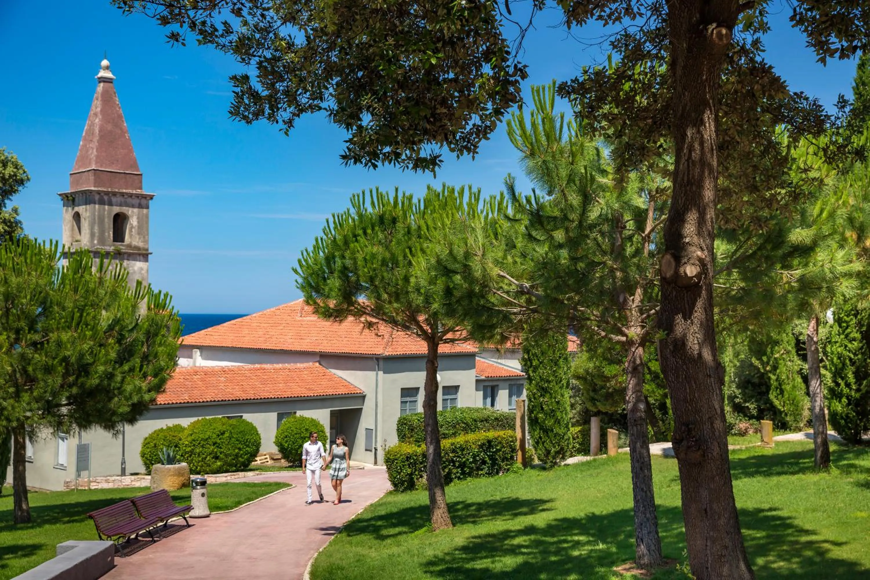 Property building in Maistra Select All Suite Island Hotel Istra