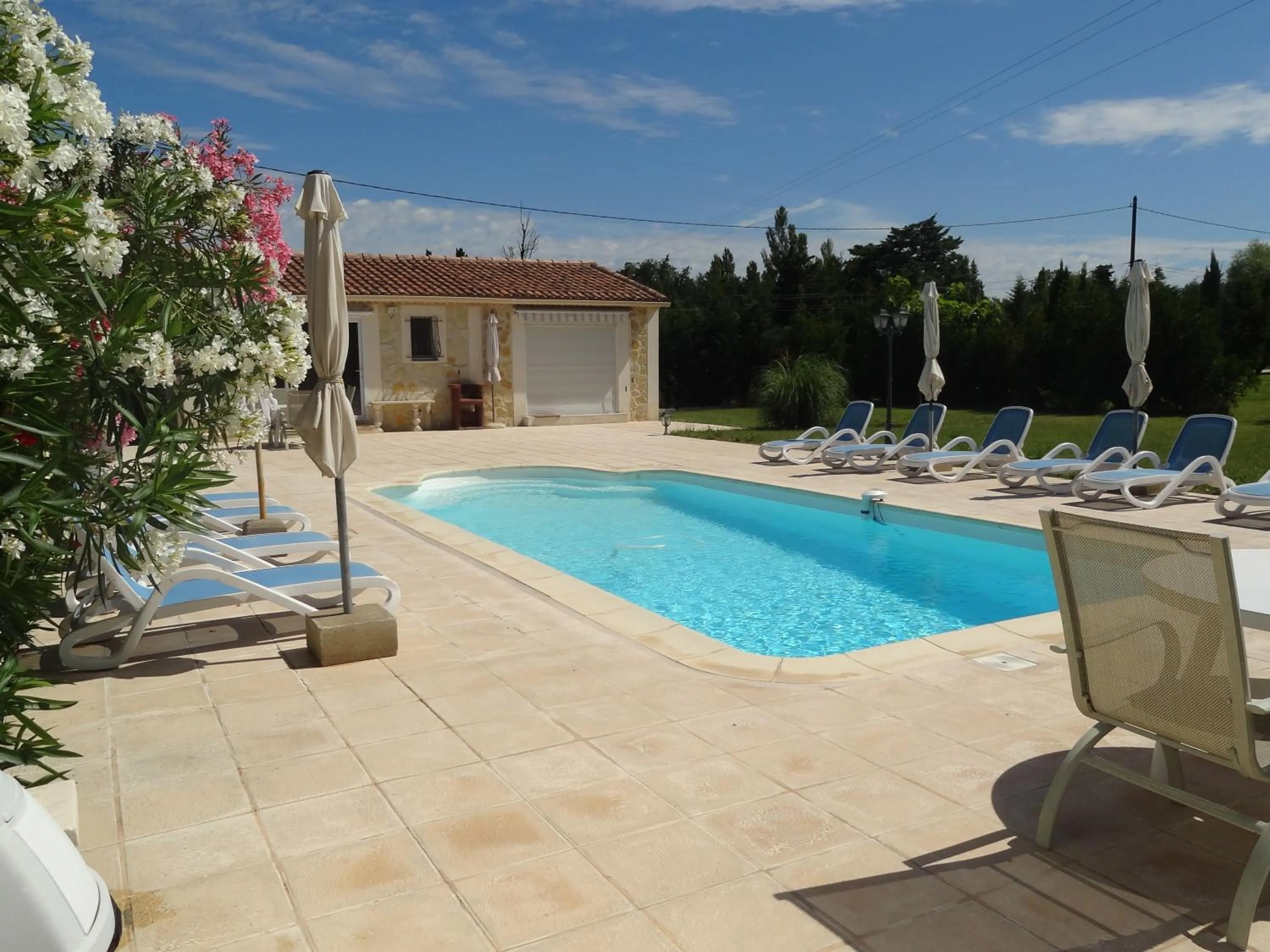 Swimming pool in Locations des Alpilles