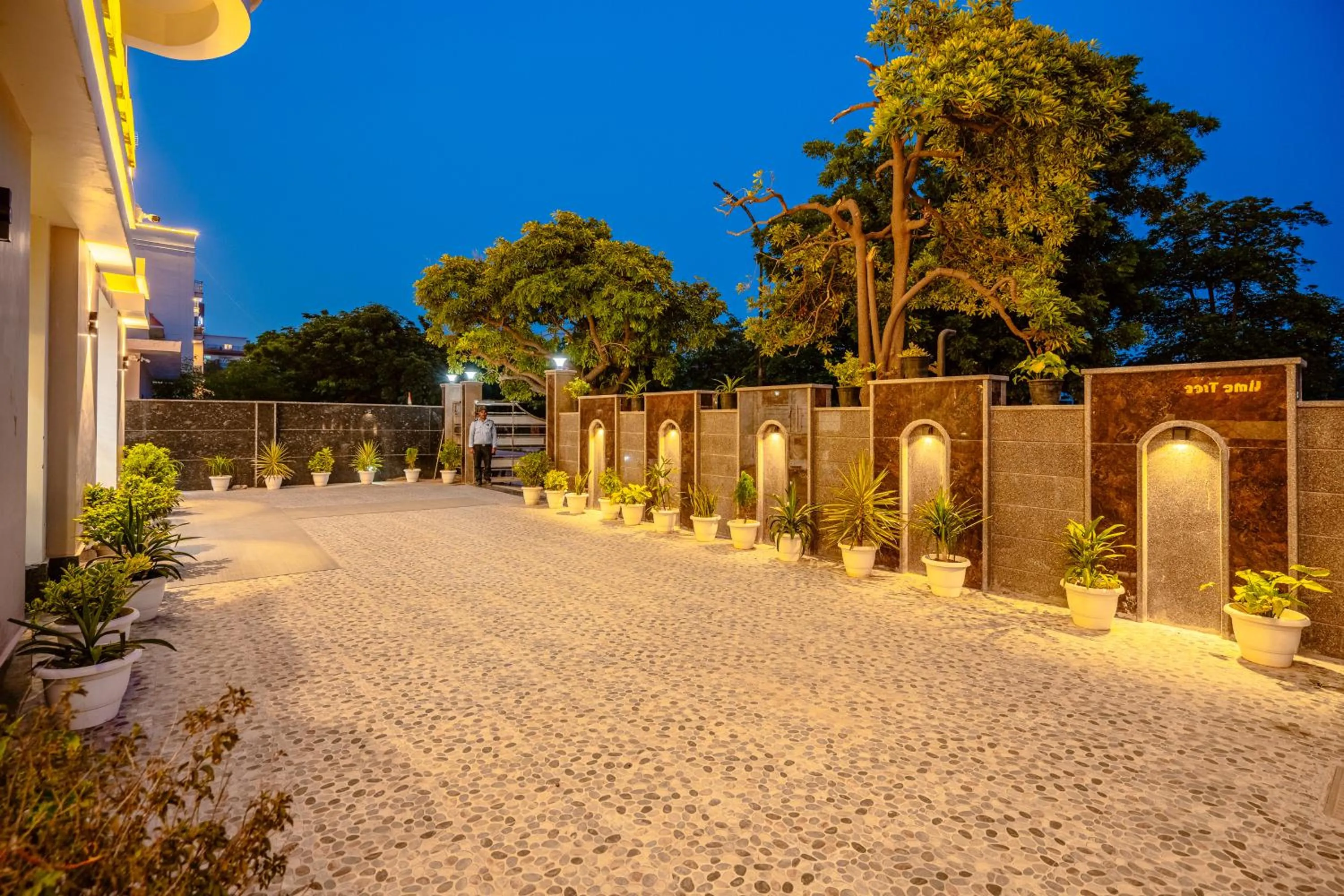 Garden view in Lime Tree Hotels and Banquet Greater Noida