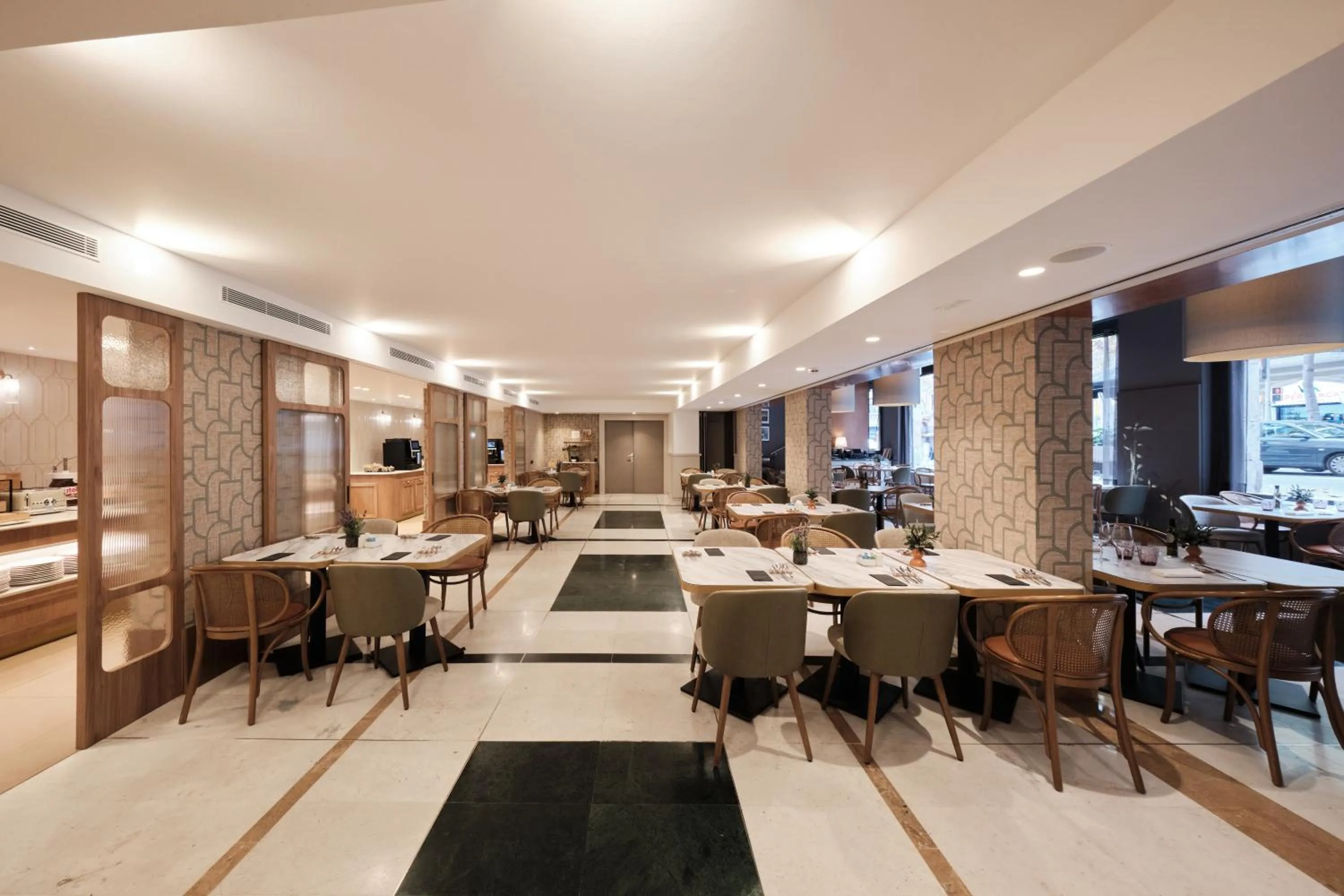 Buffet breakfast in Catalonia Eixample 1864