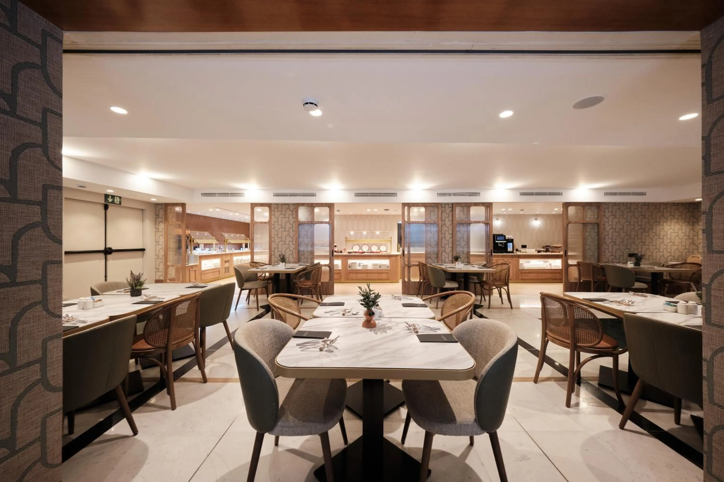 Buffet breakfast in Catalonia Eixample 1864