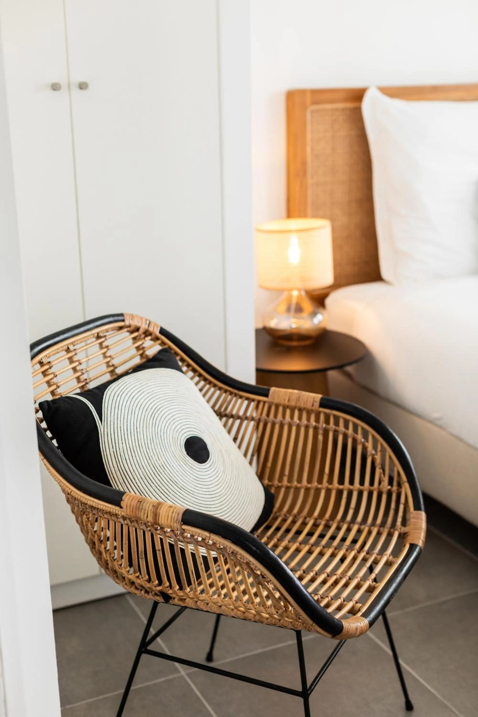 Bed in Le Domaine de l'Anse Mitan