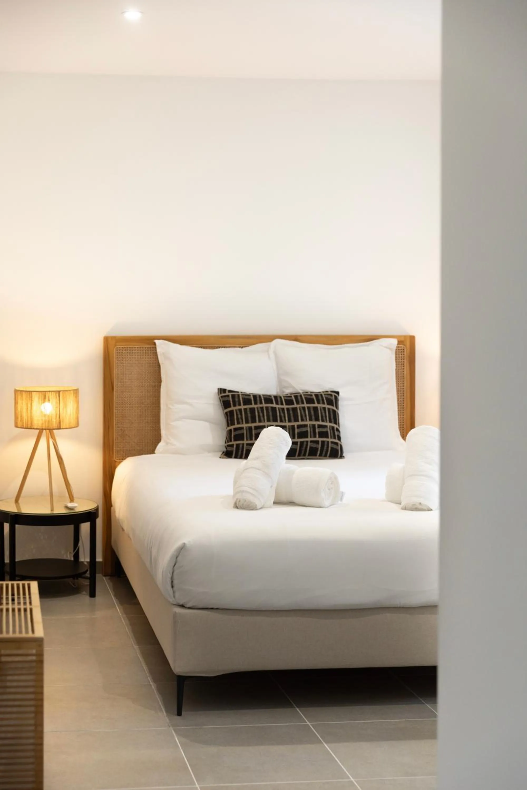 Bed in Le Domaine de l'Anse Mitan