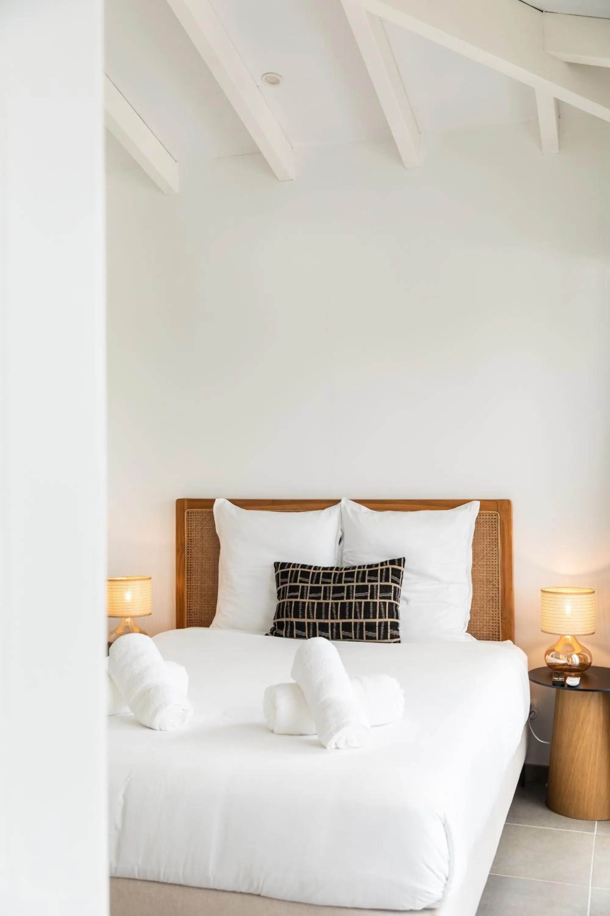 Bed in Le Domaine de l'Anse Mitan