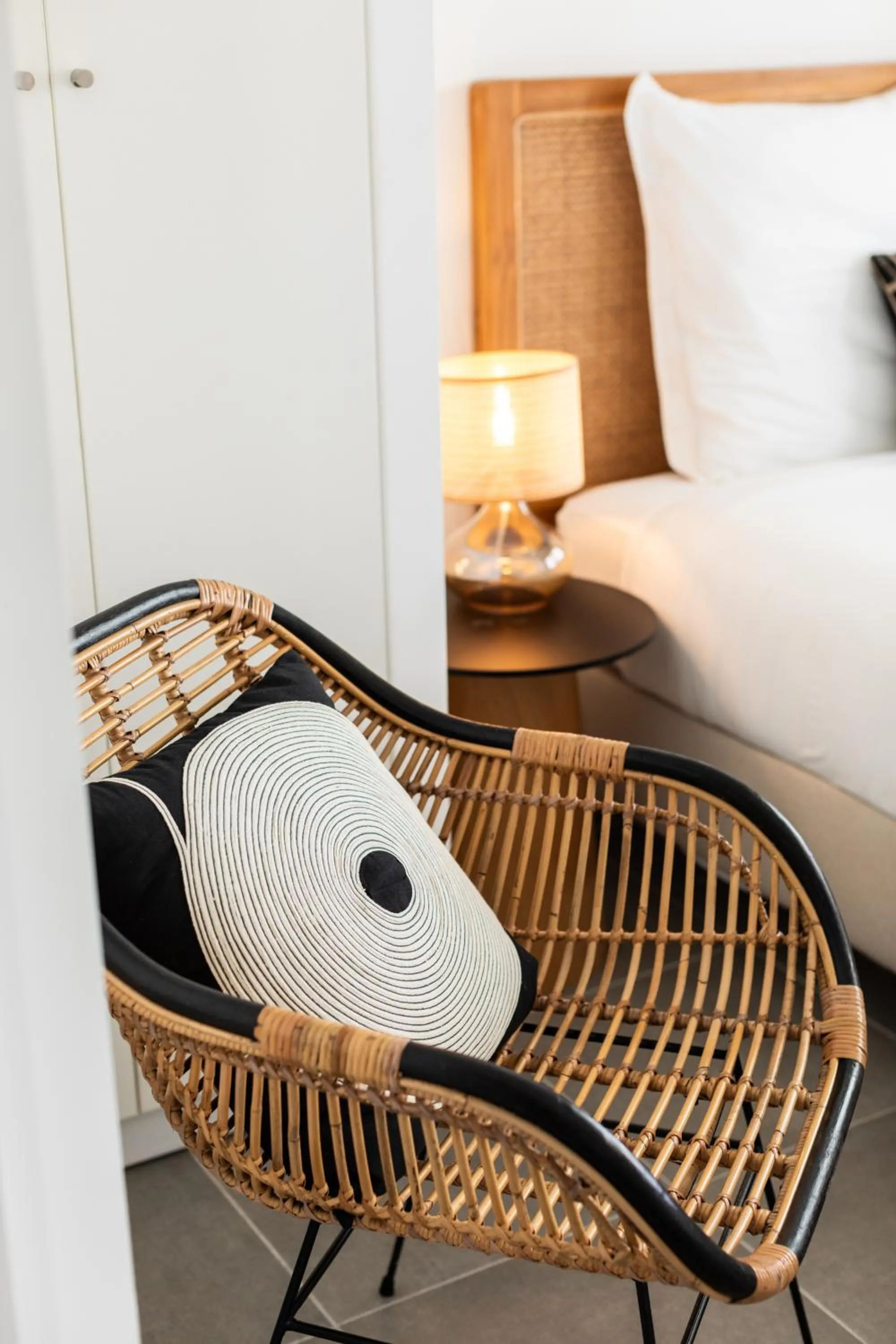 Bed in Le Domaine de l'Anse Mitan