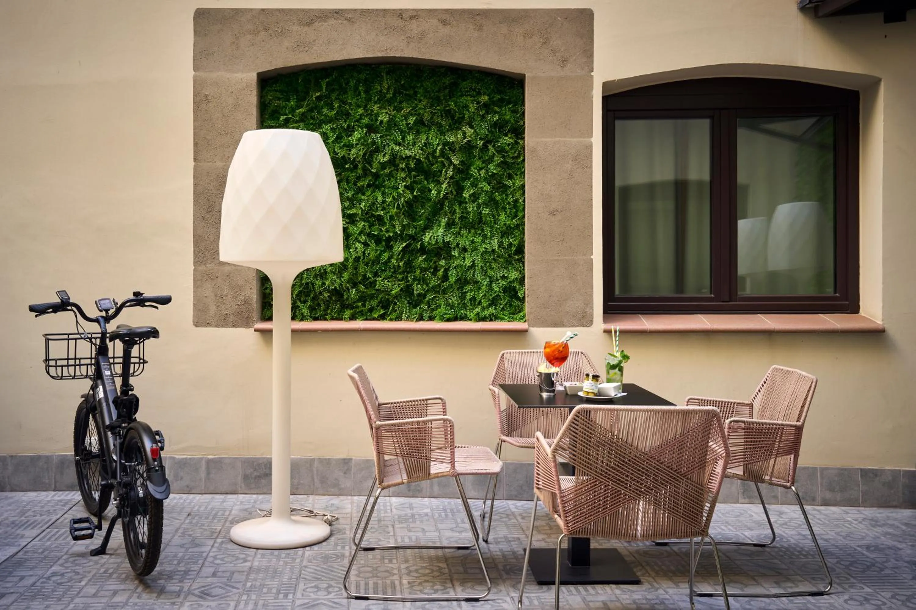 Patio in Catalonia Born