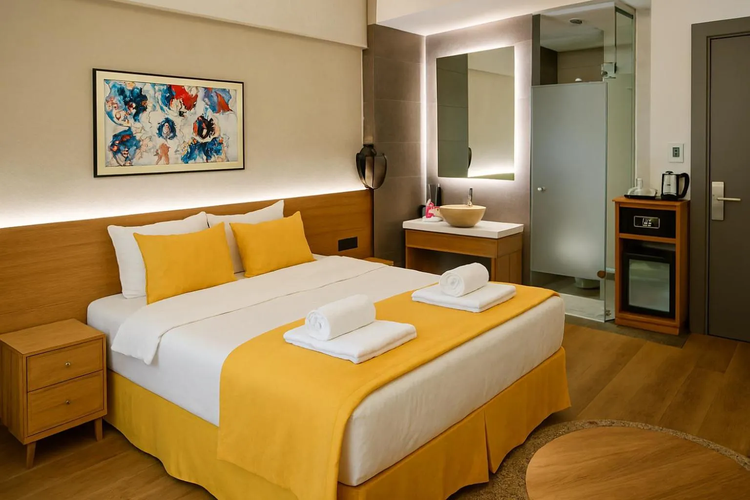 Bed in Aleksandr Pera Hotel