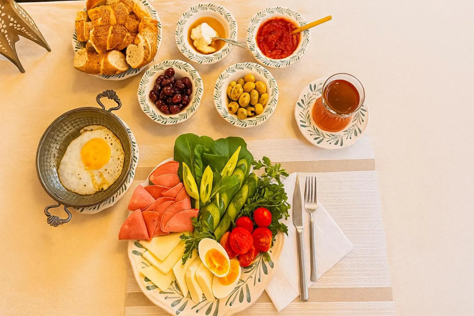 Food and drinks in Aleksandr Pera Hotel