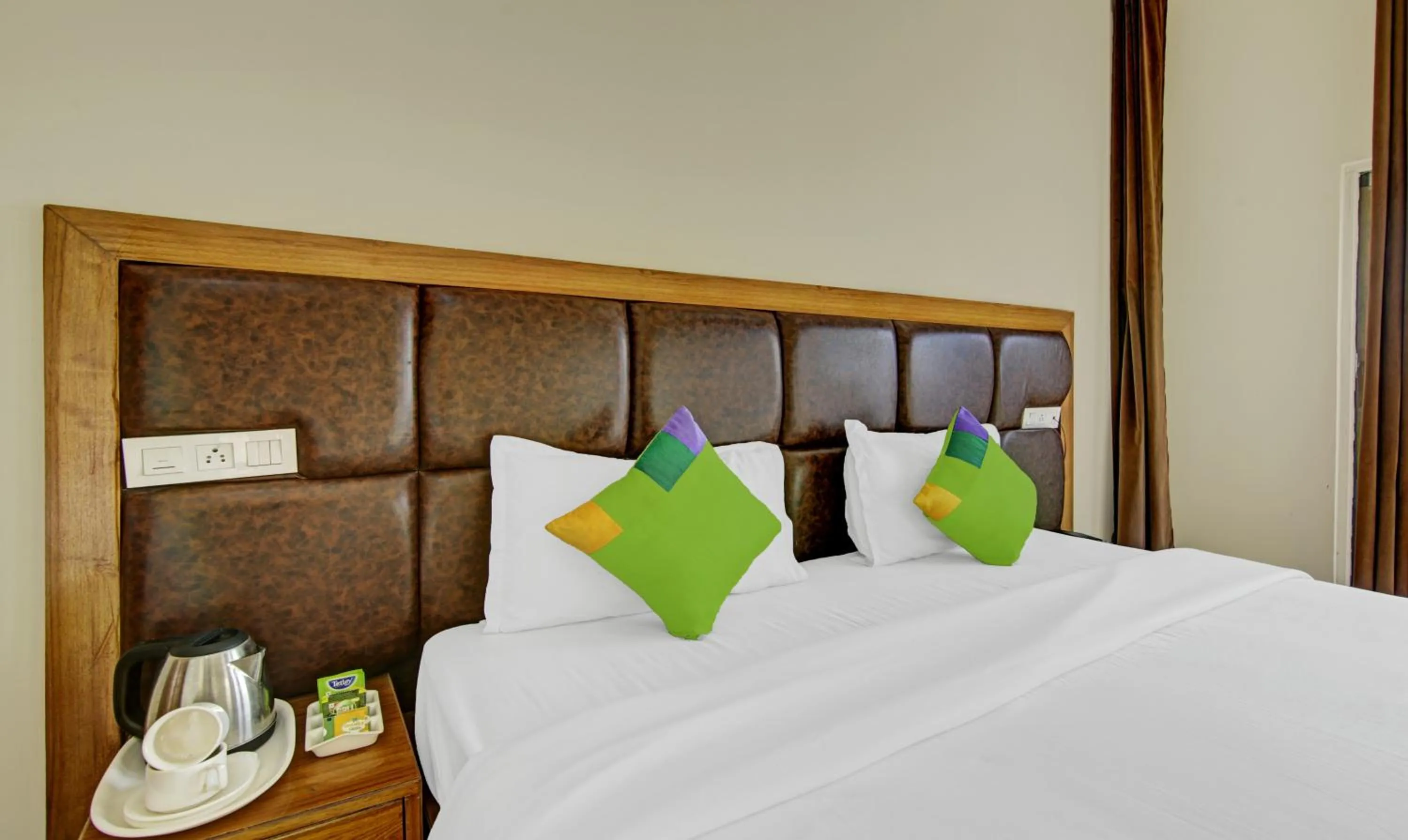 Bed in Hotel Royal Salute Near ISBT Zirakpur Chandigarh