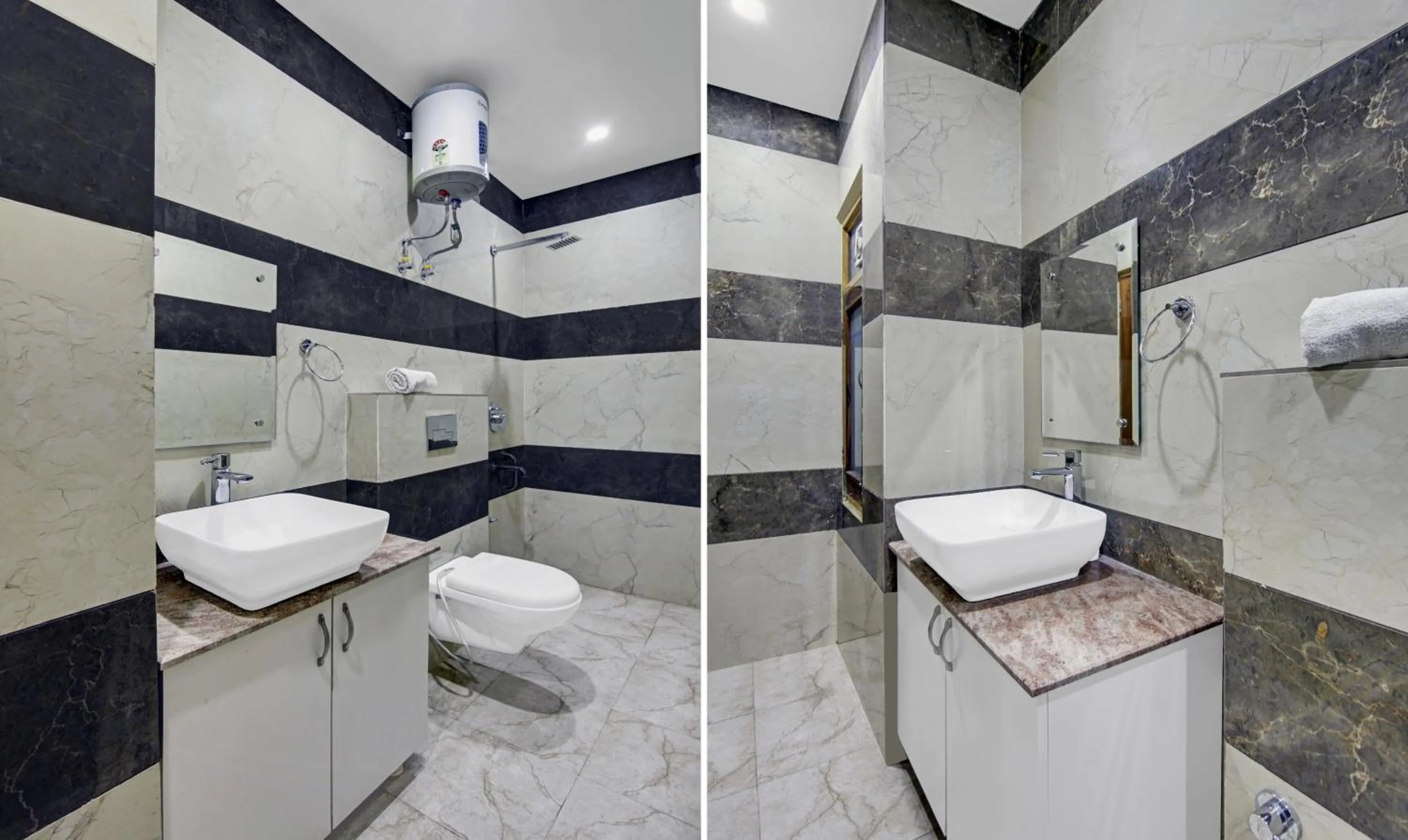 Shower in Hotel Royal Salute Near ISBT Zirakpur Chandigarh