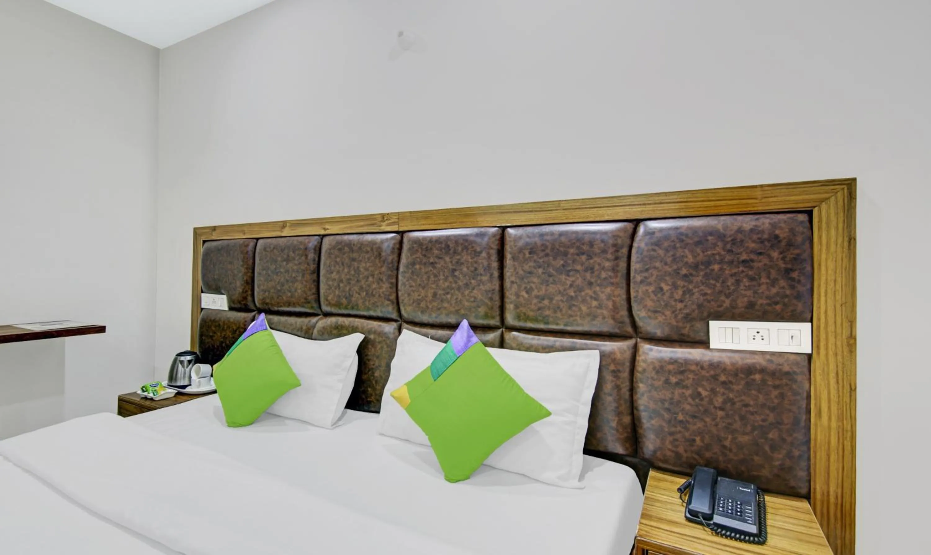 Bed in Hotel Royal Salute Near ISBT Zirakpur Chandigarh