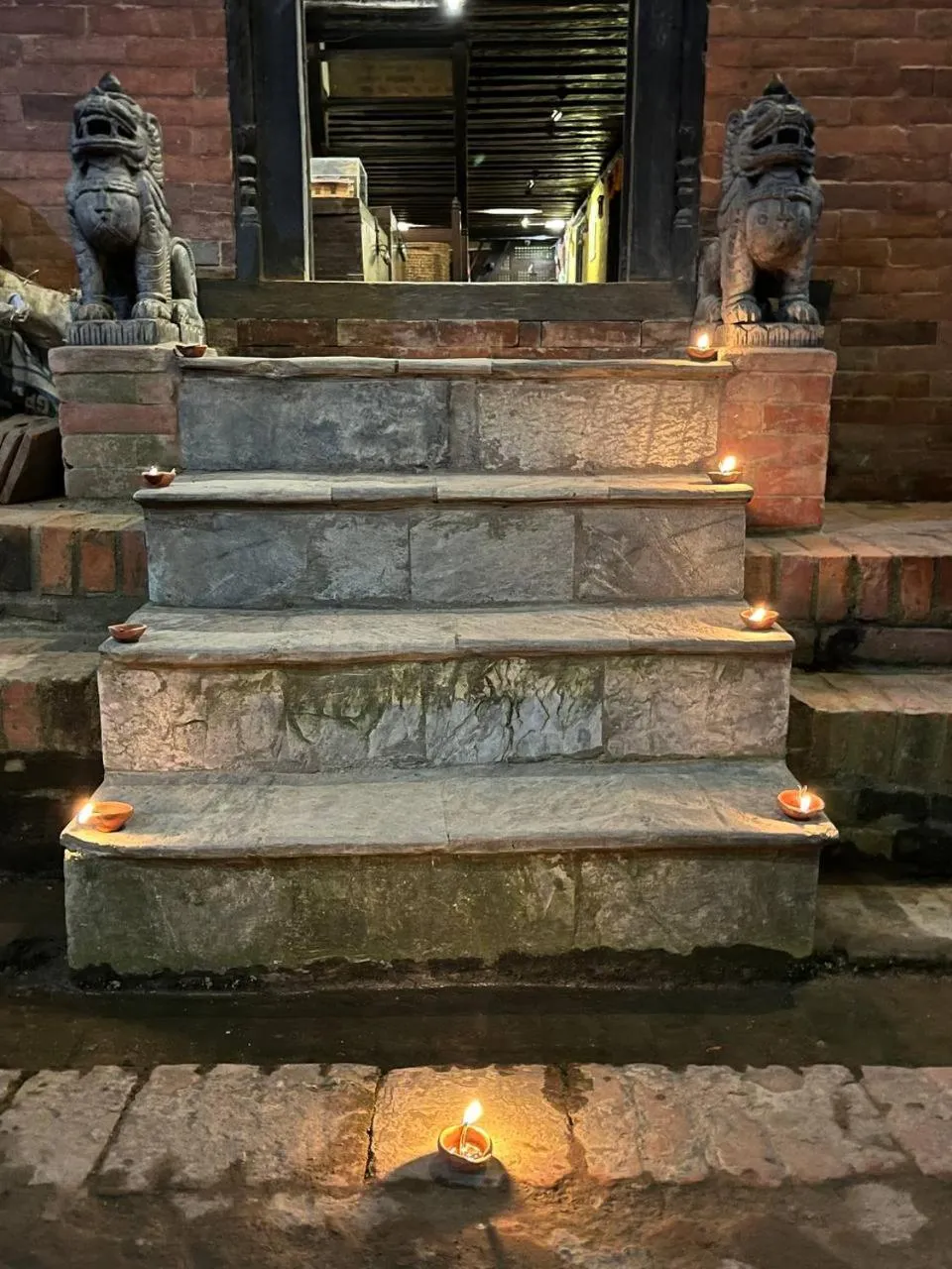 Facade/entrance in Newa Chen Historic House UNESCO