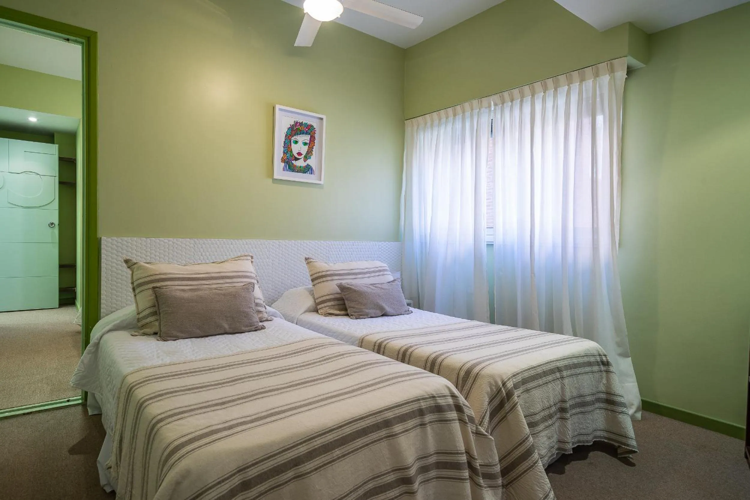 Bed in Hotel Arte del Rey