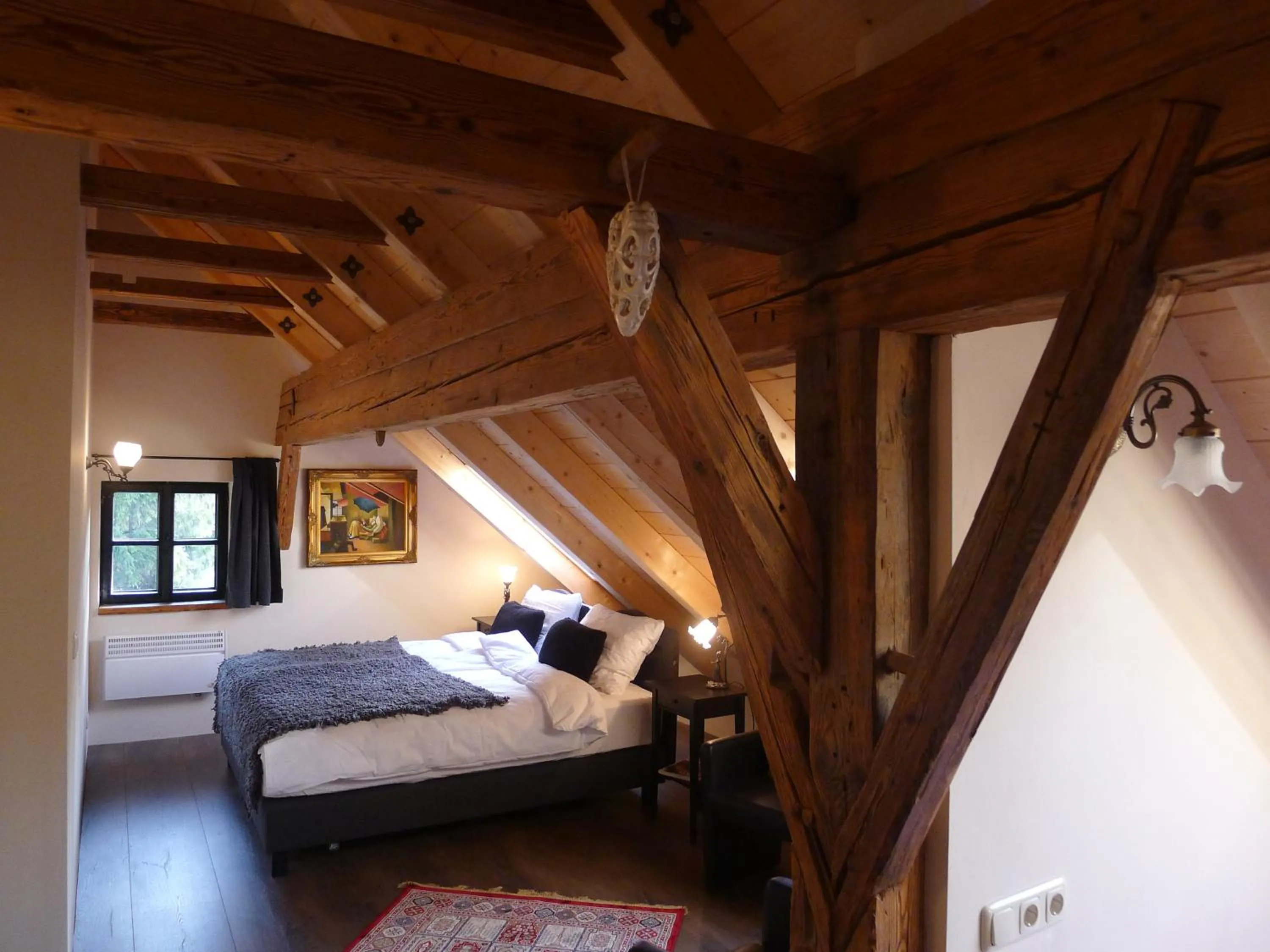 Bed in Heuholzmühle Privatzimmer