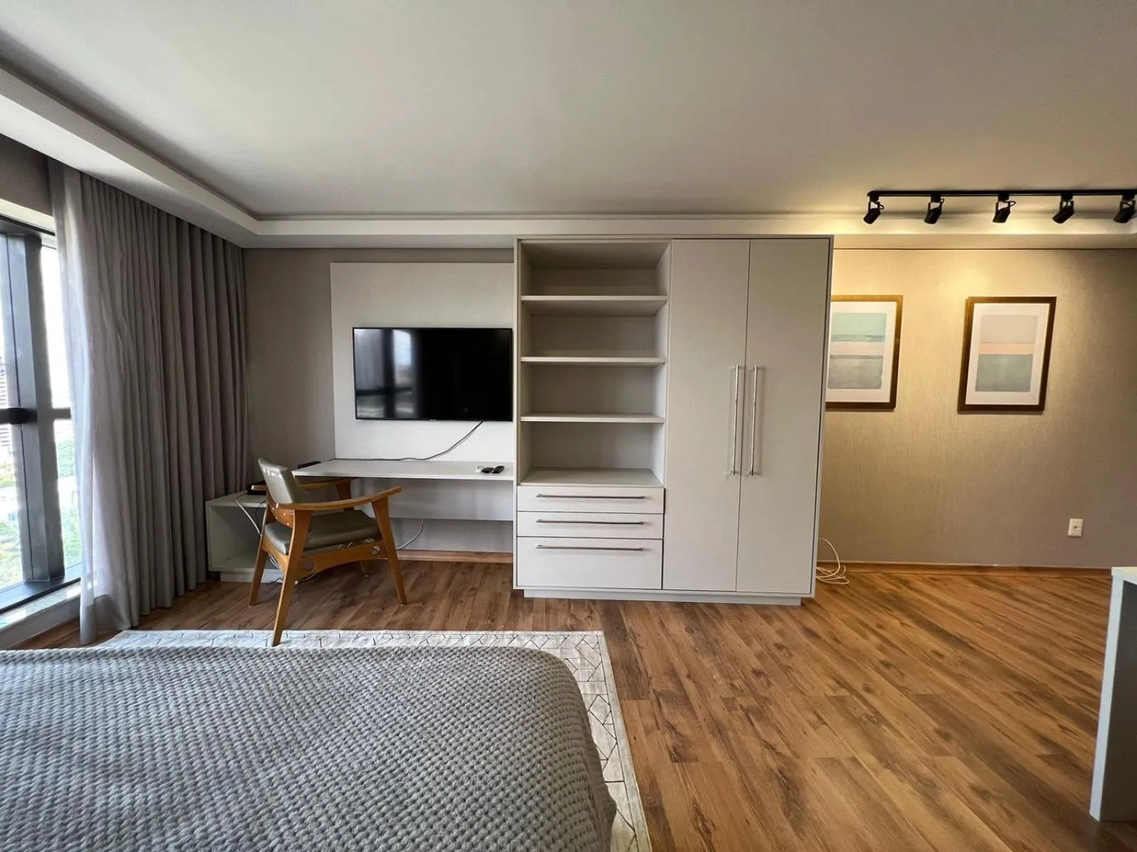 Bedroom in Hotel Flat Afonso Pena e Centro de Convenções Campo Grande