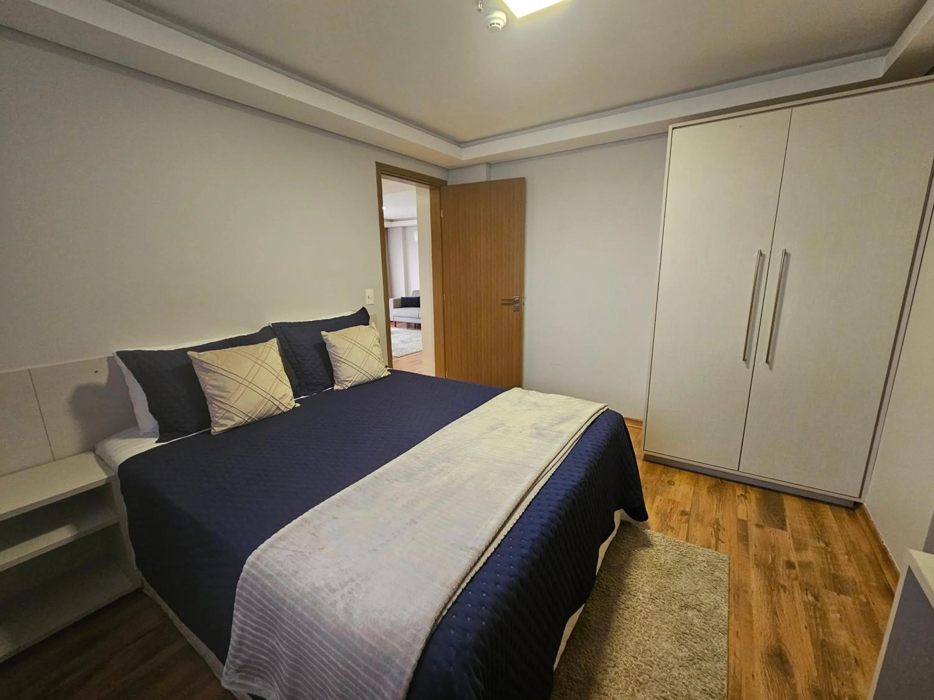 Bedroom, Bed in Hotel Flat Afonso Pena e Centro de Convenções Campo Grande