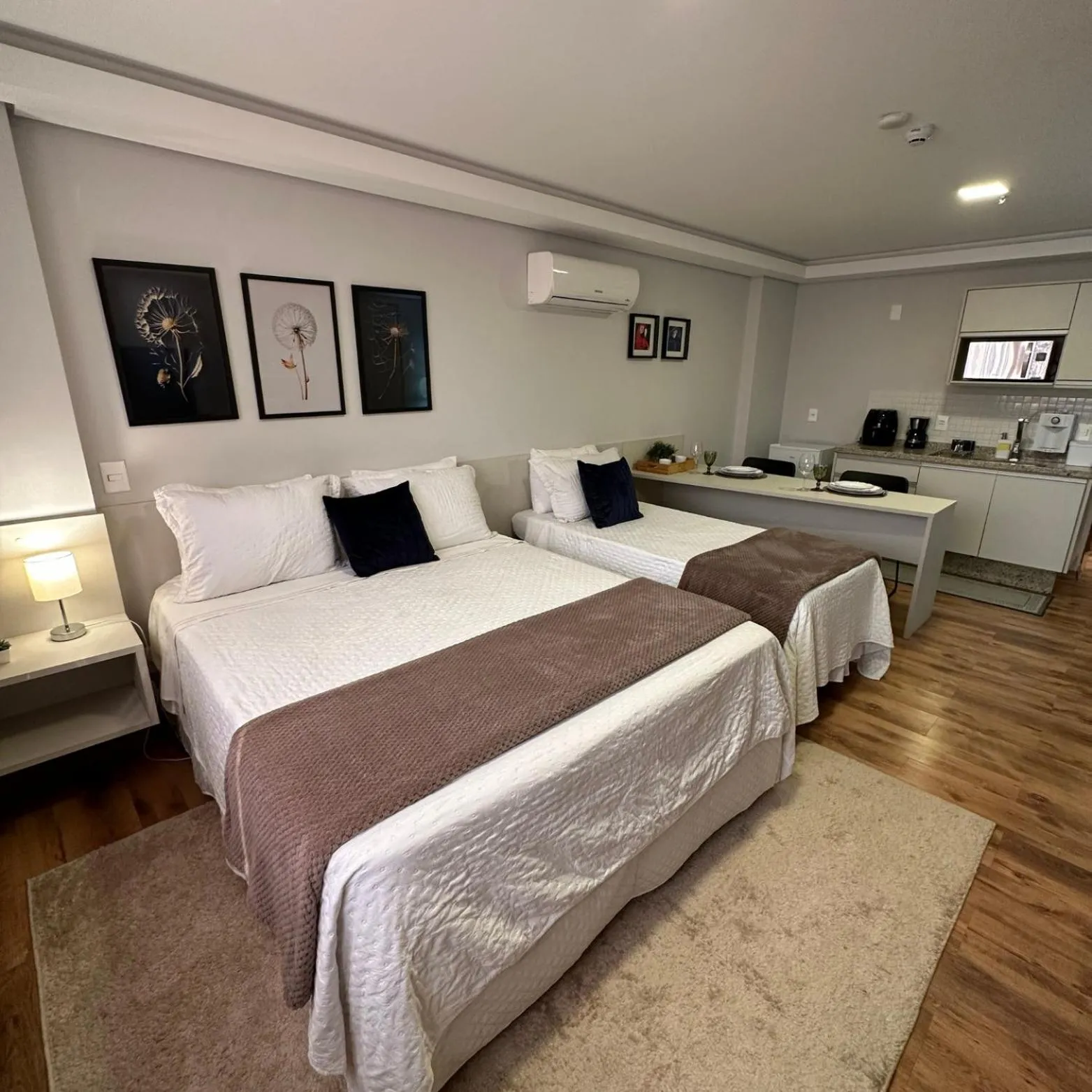 Bed in Hotel Flat Afonso Pena e Centro de Convenções Campo Grande