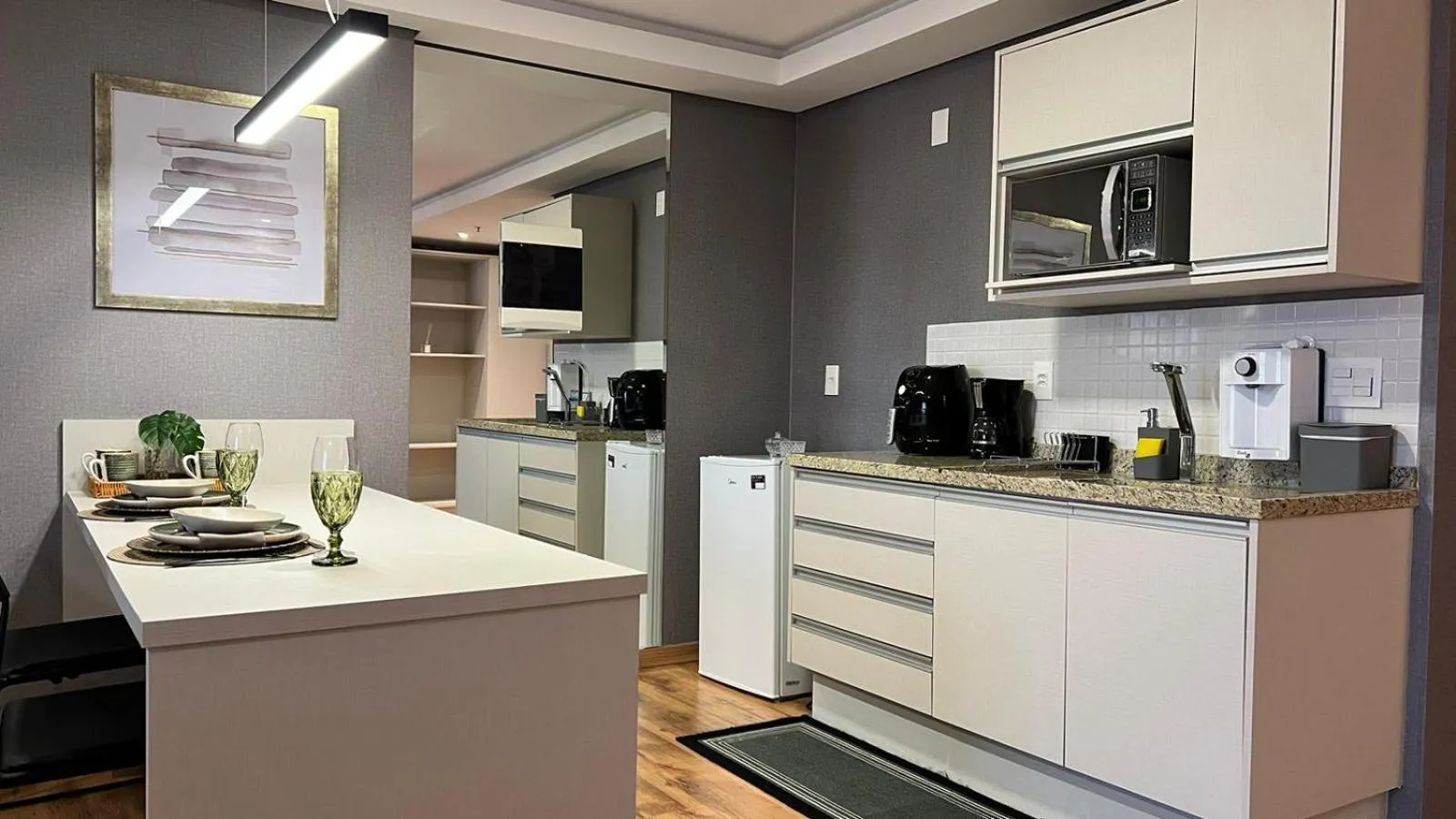 Coffee/tea facilities in Hotel Flat Afonso Pena e Centro de Convenções Campo Grande