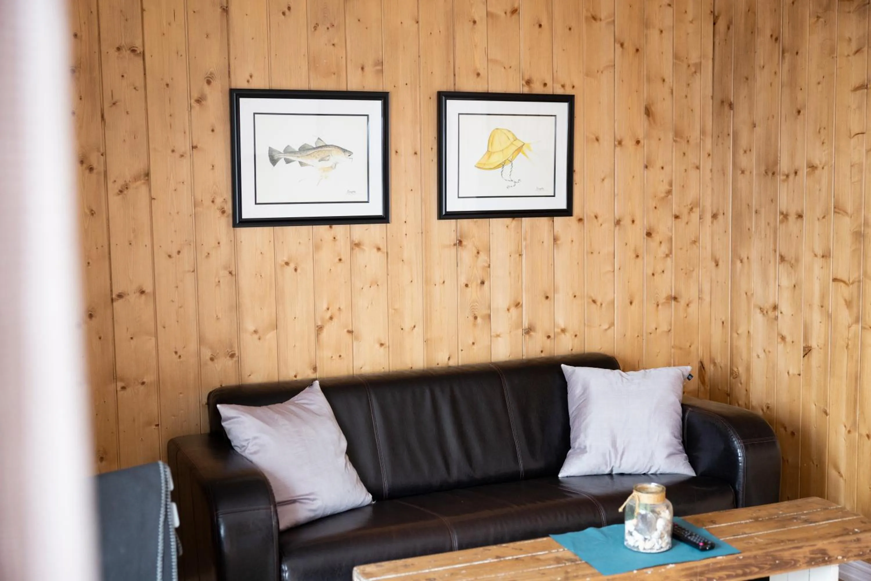 Seating area in The Tide - Rorbuer