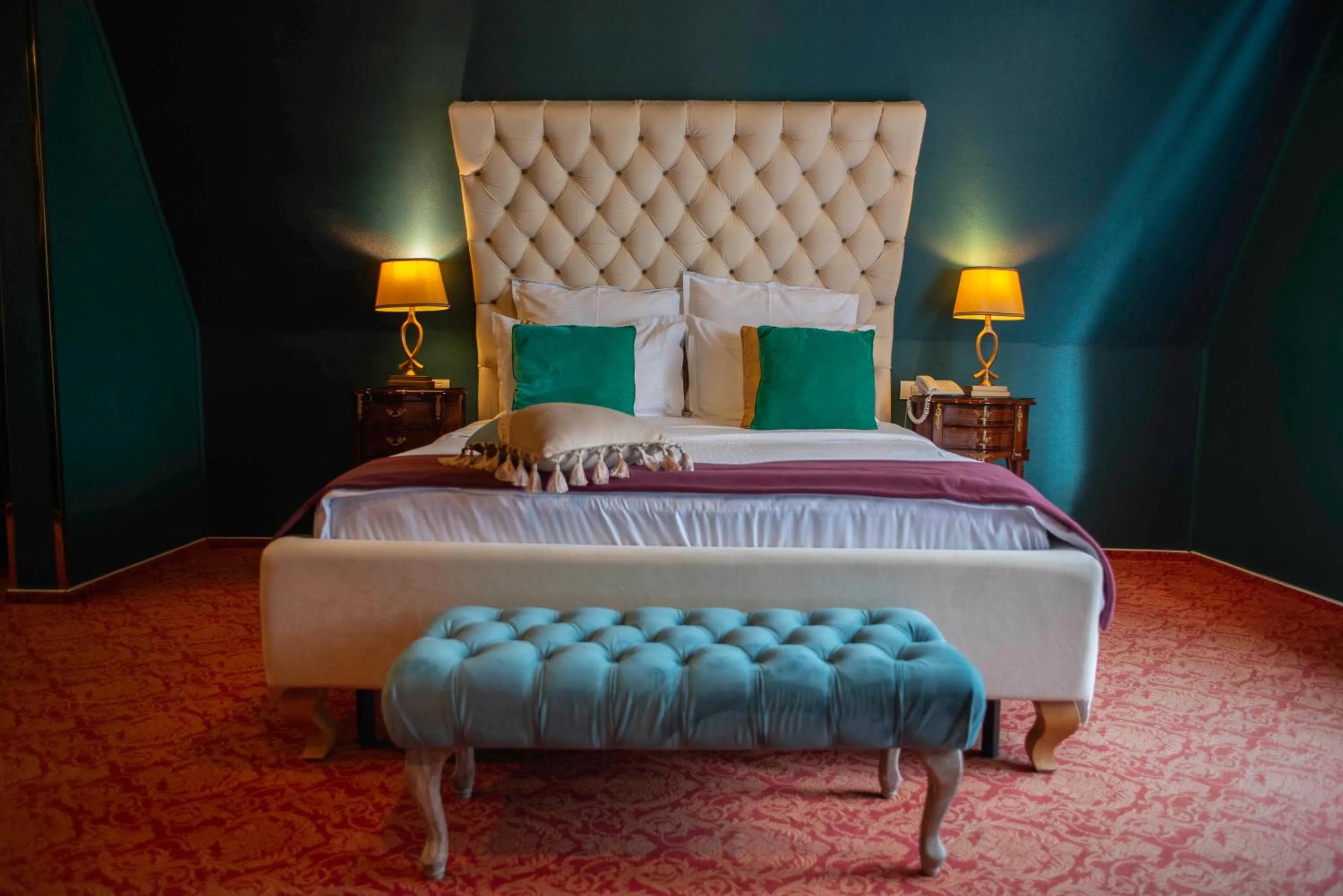 Bed in Paj Hotelul Retreat & Spa