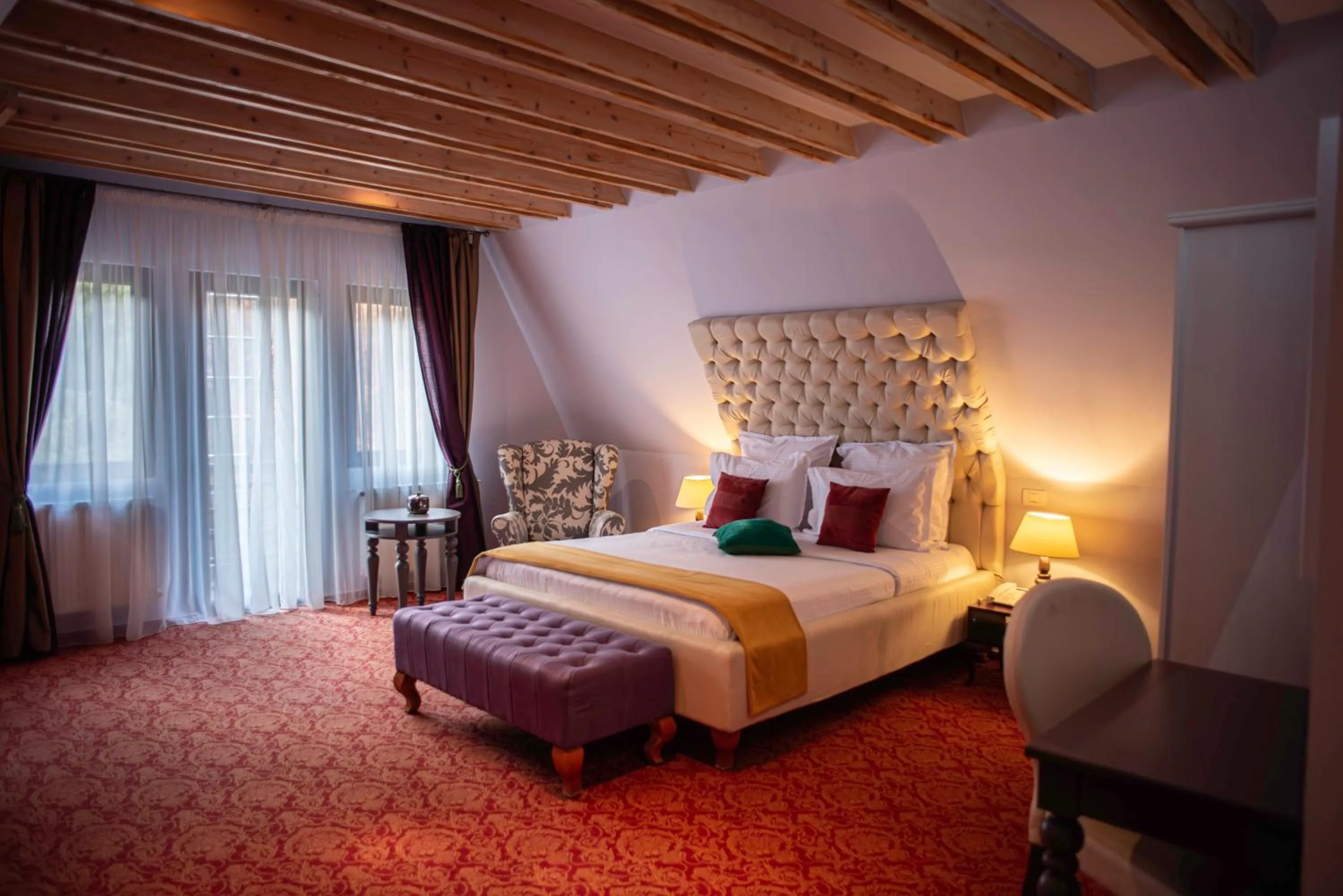 Bed in Paj Hotelul Retreat & Spa