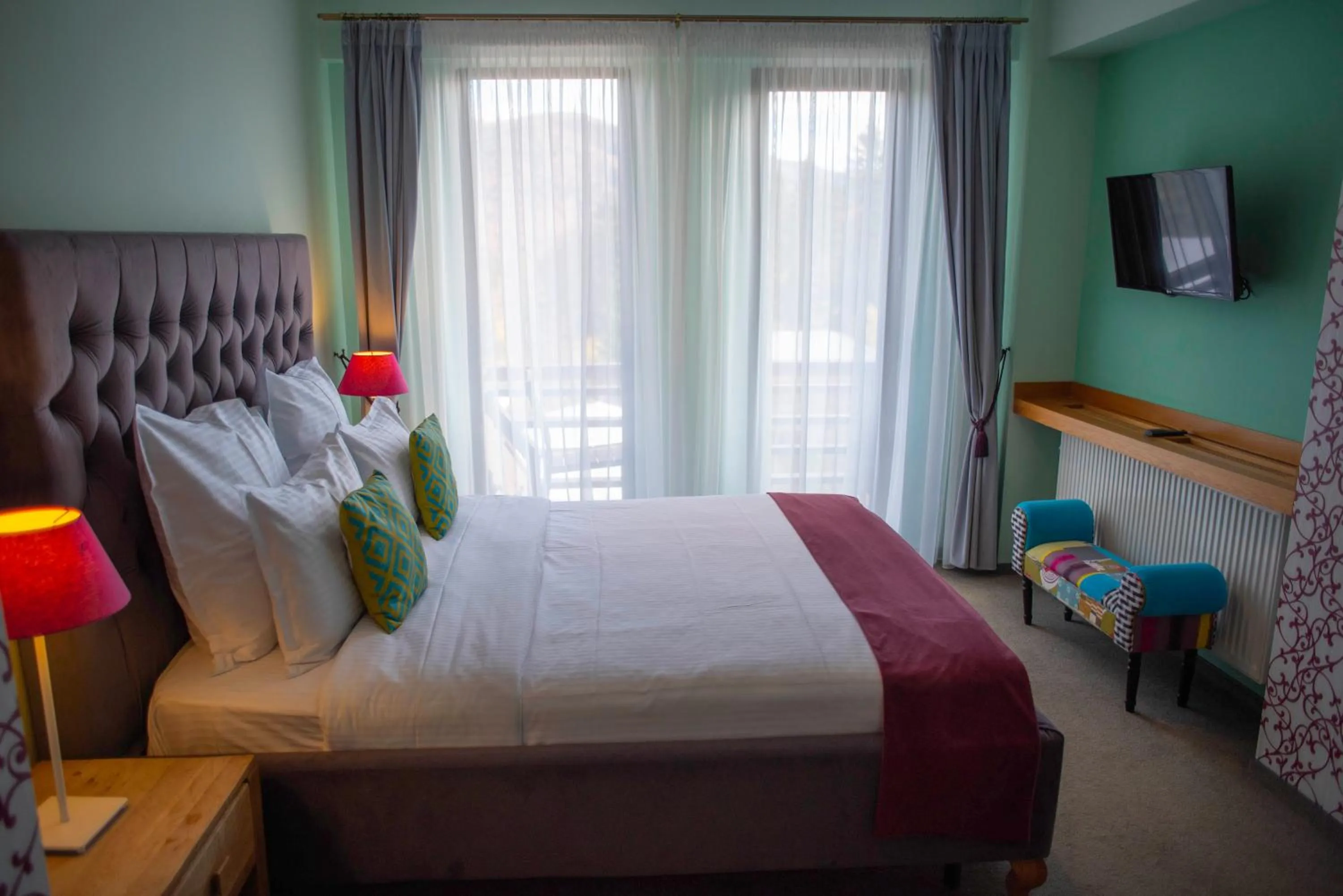 Bed in Paj Hotelul Retreat & Spa