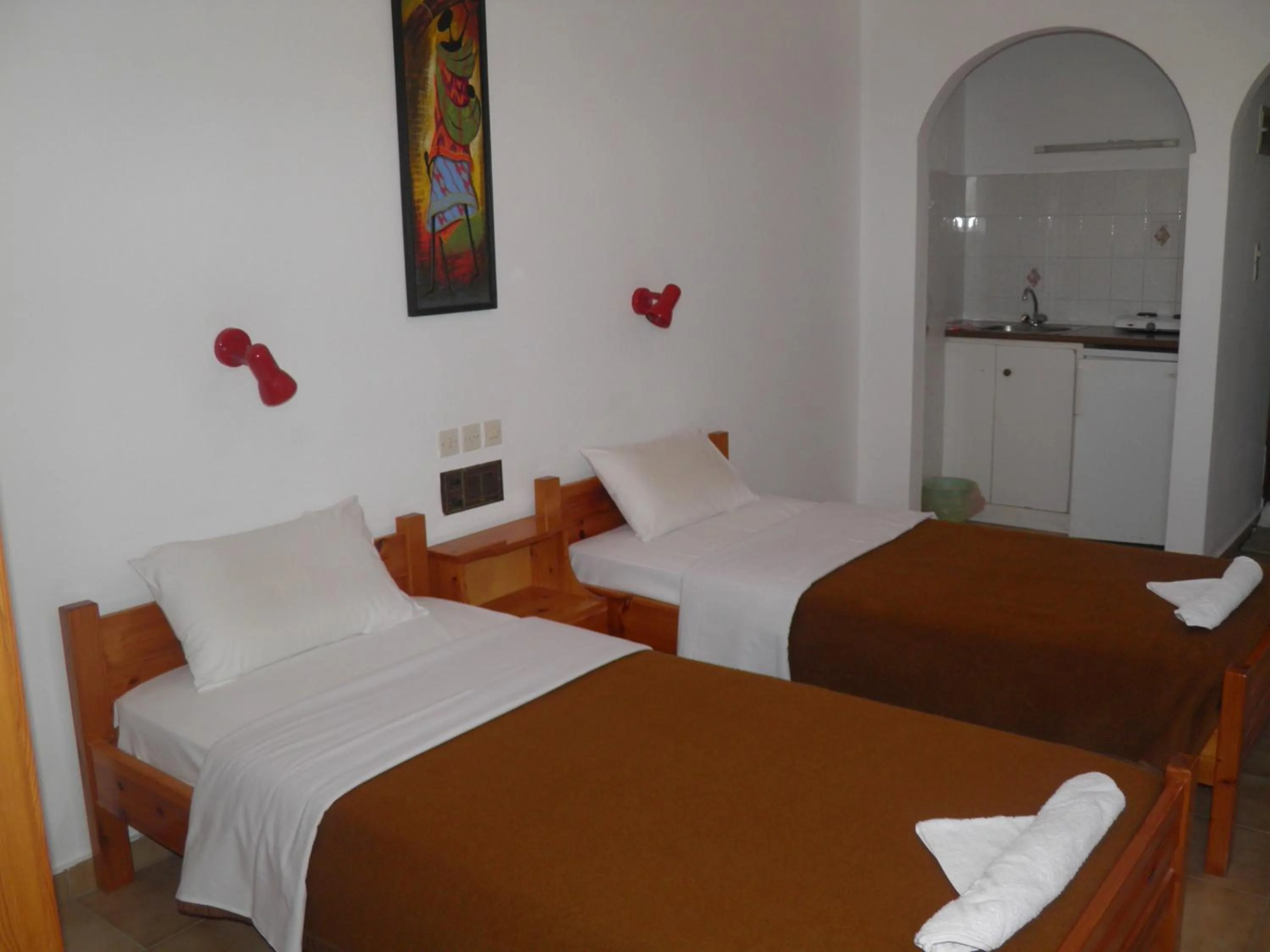 Bed in Galaxias Studios