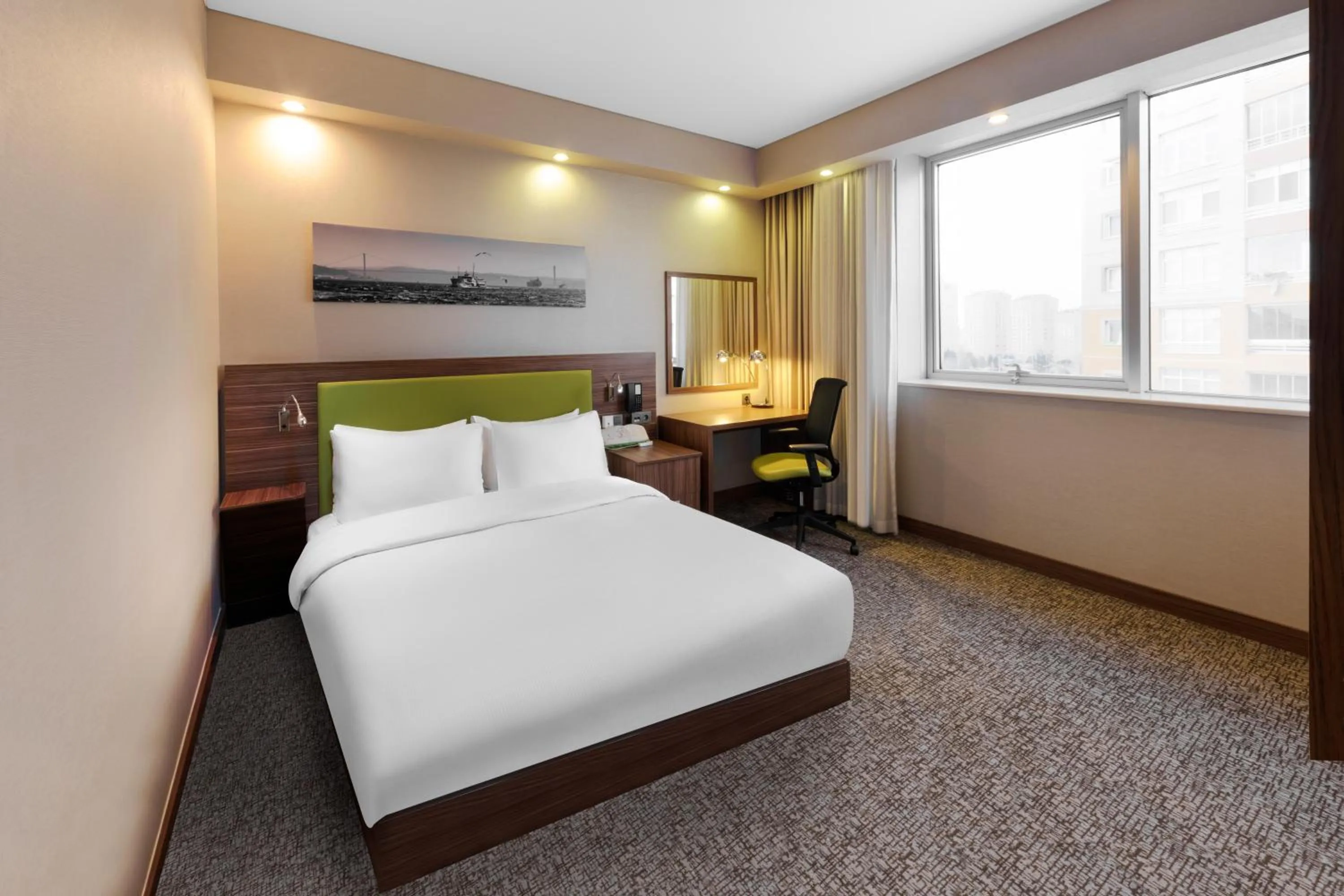 Bed in Hampton by Hilton Istanbul Kayasehir
