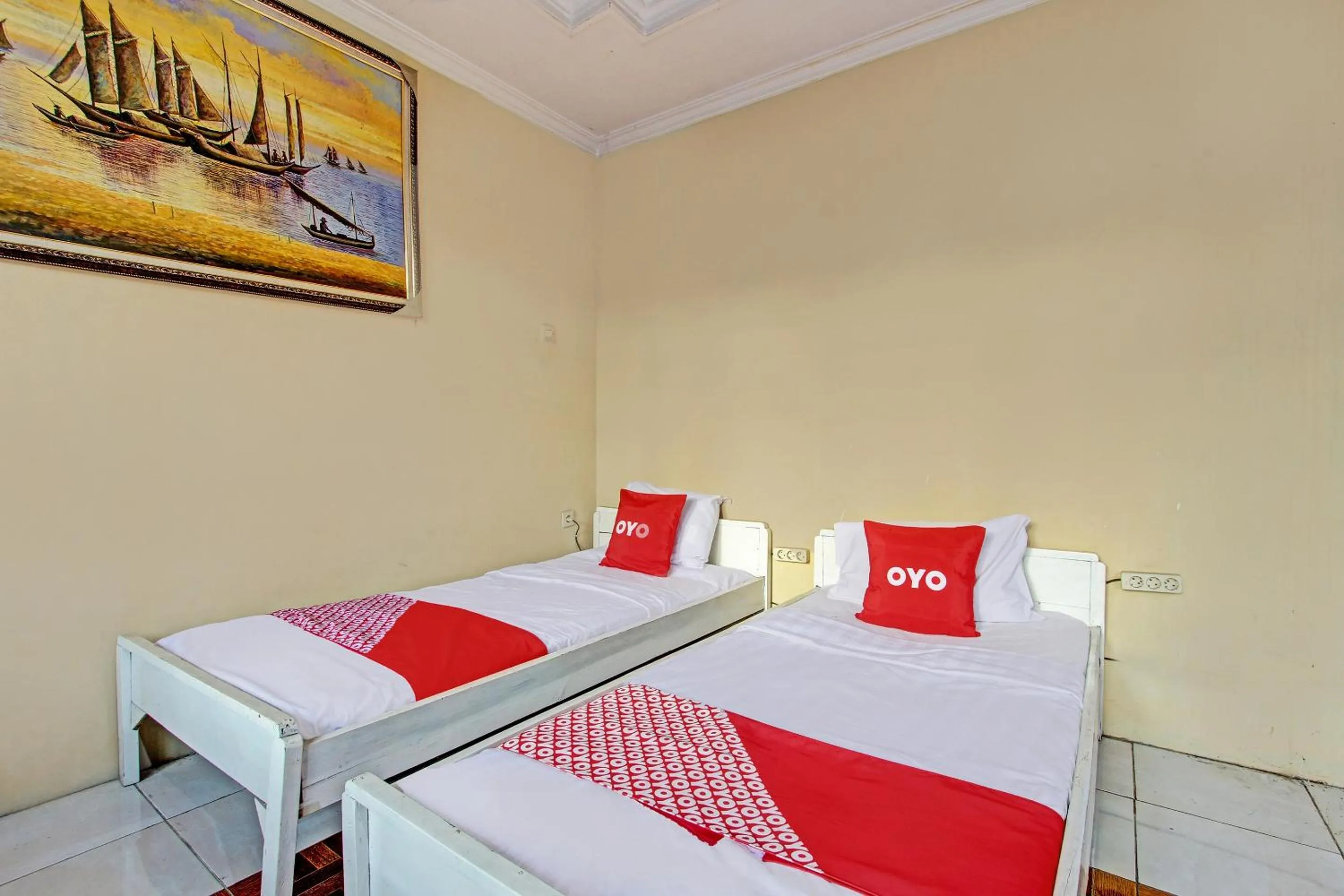 Bedroom in OYO 92851 Homestay Borobudur Specpacker Syariah