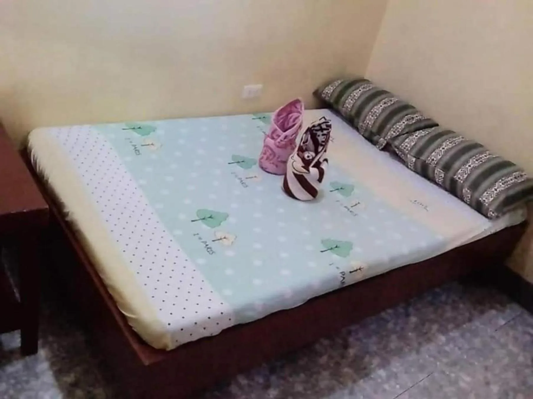 Bed in Livin's Inn Tuguegarao