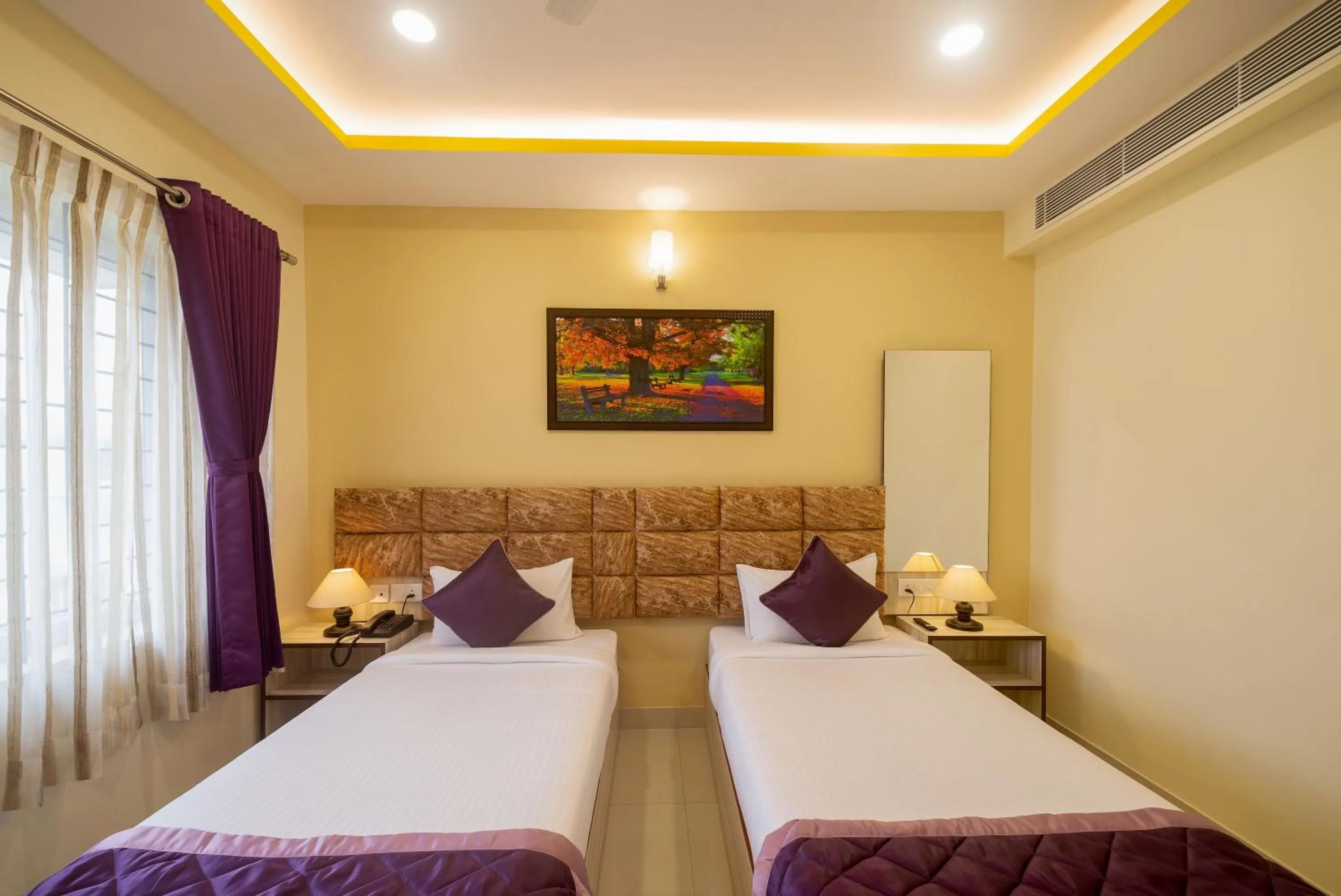Bedroom, Bed in Zenith Hotels Hebbal Bangalore