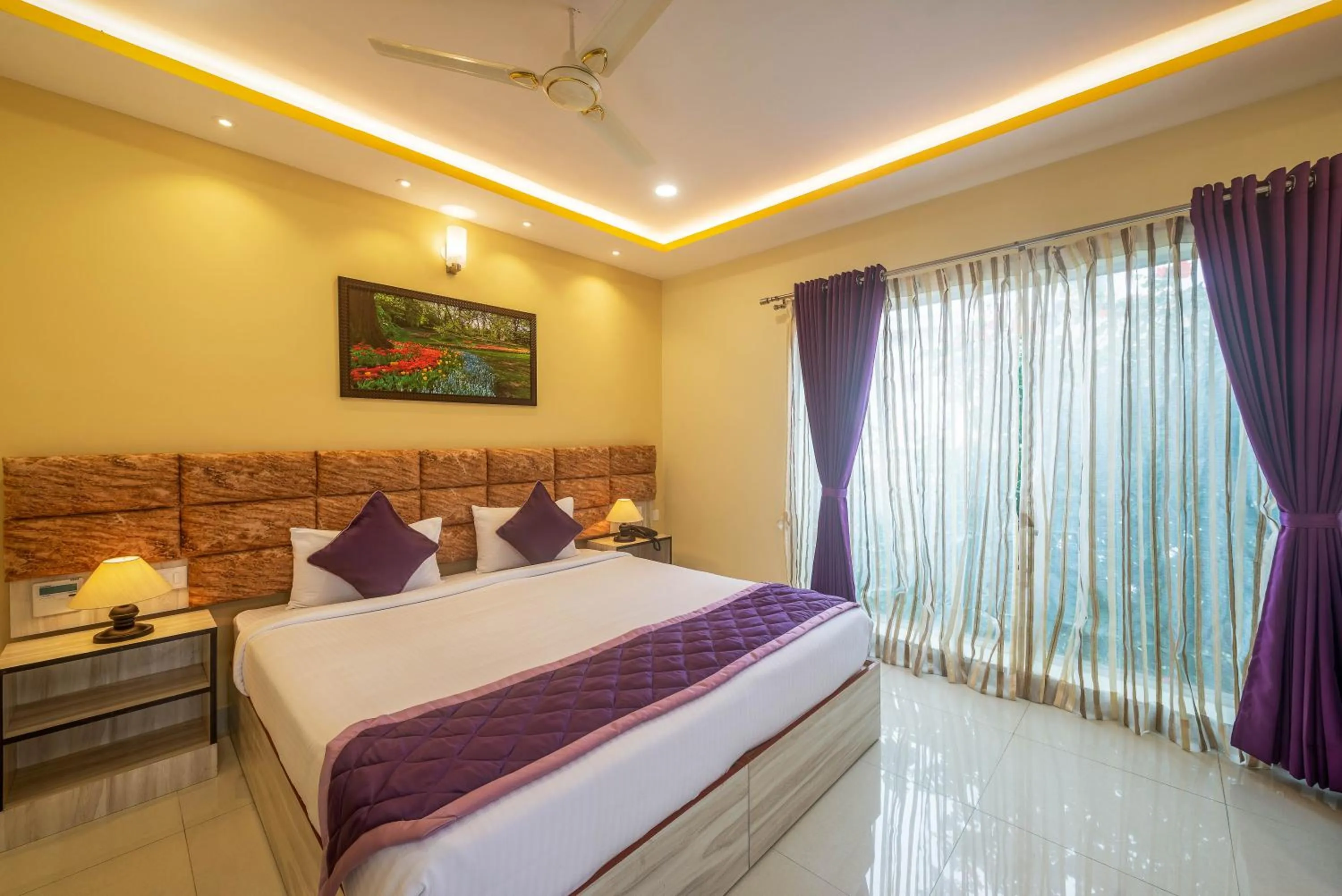 Bed in Zenith Hotels Hebbal Bangalore