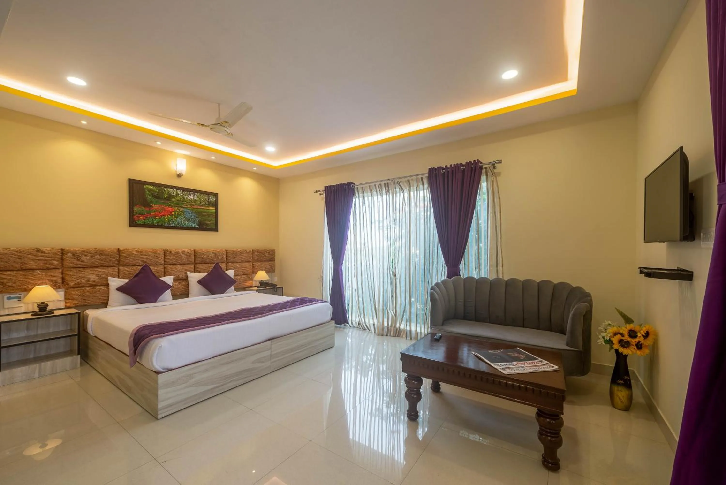 Bed in Zenith Hotels Hebbal Bangalore