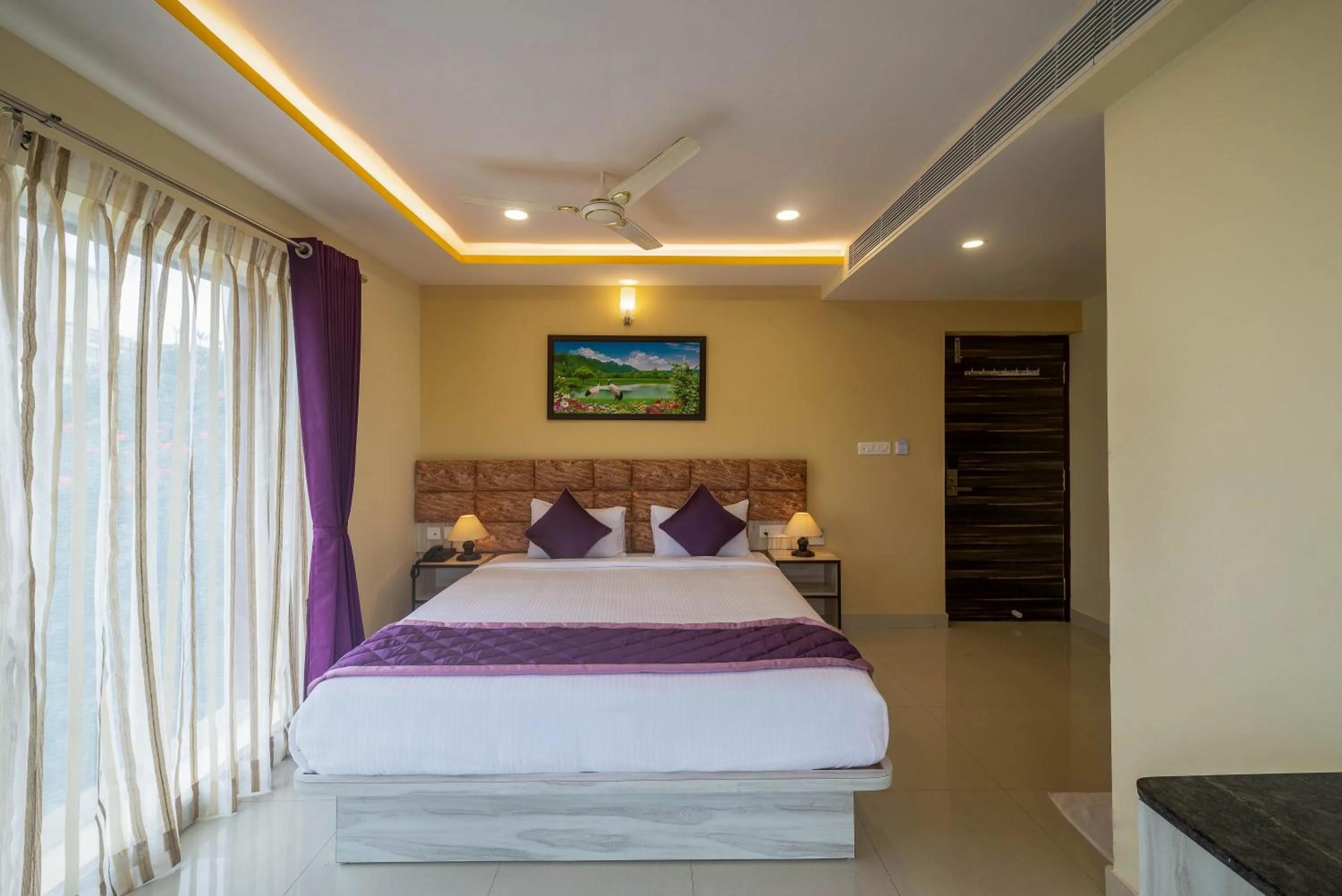 Bed in Zenith Hotels Hebbal Bangalore