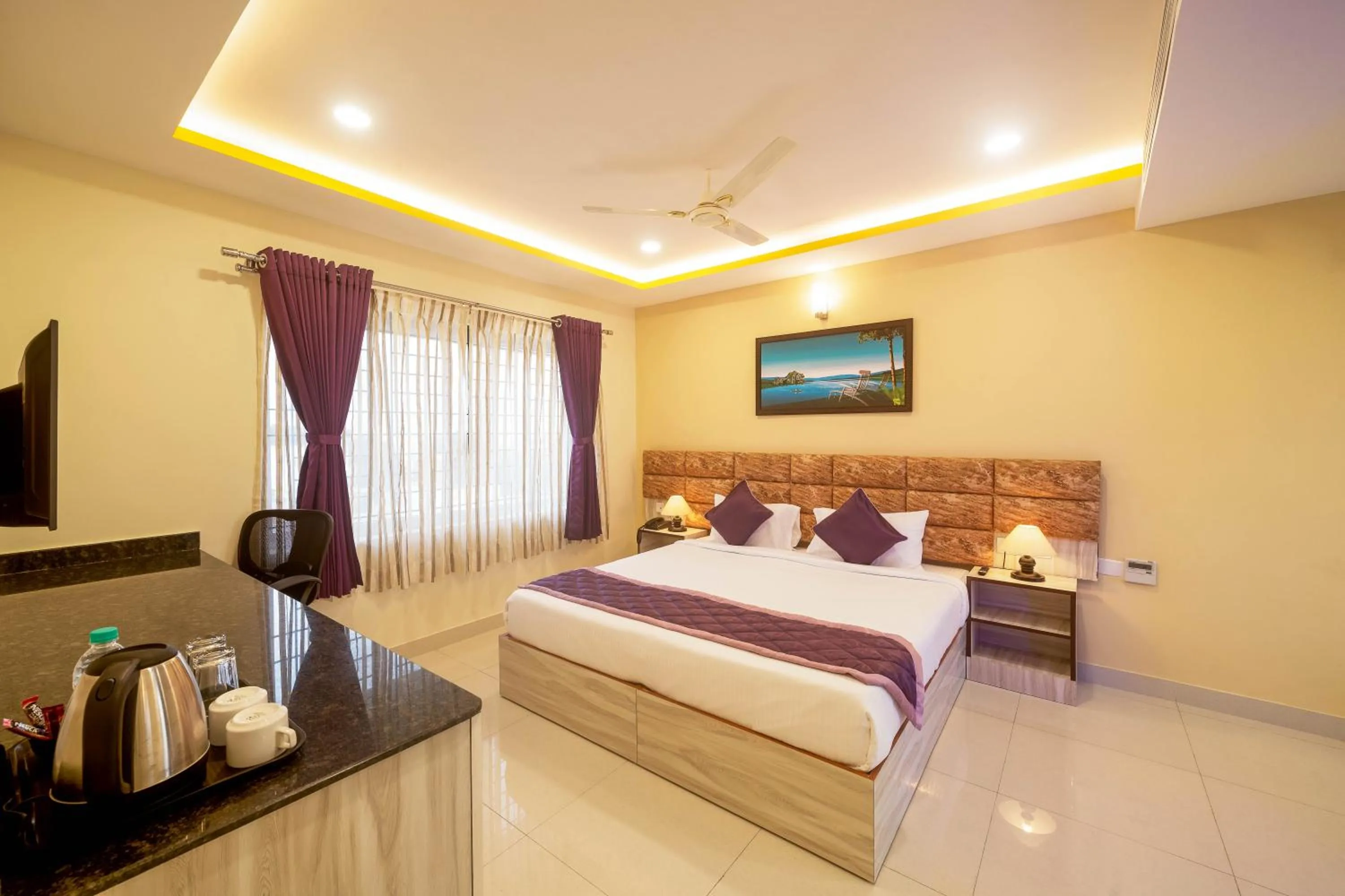 Bed in Zenith Hotels Hebbal Bangalore