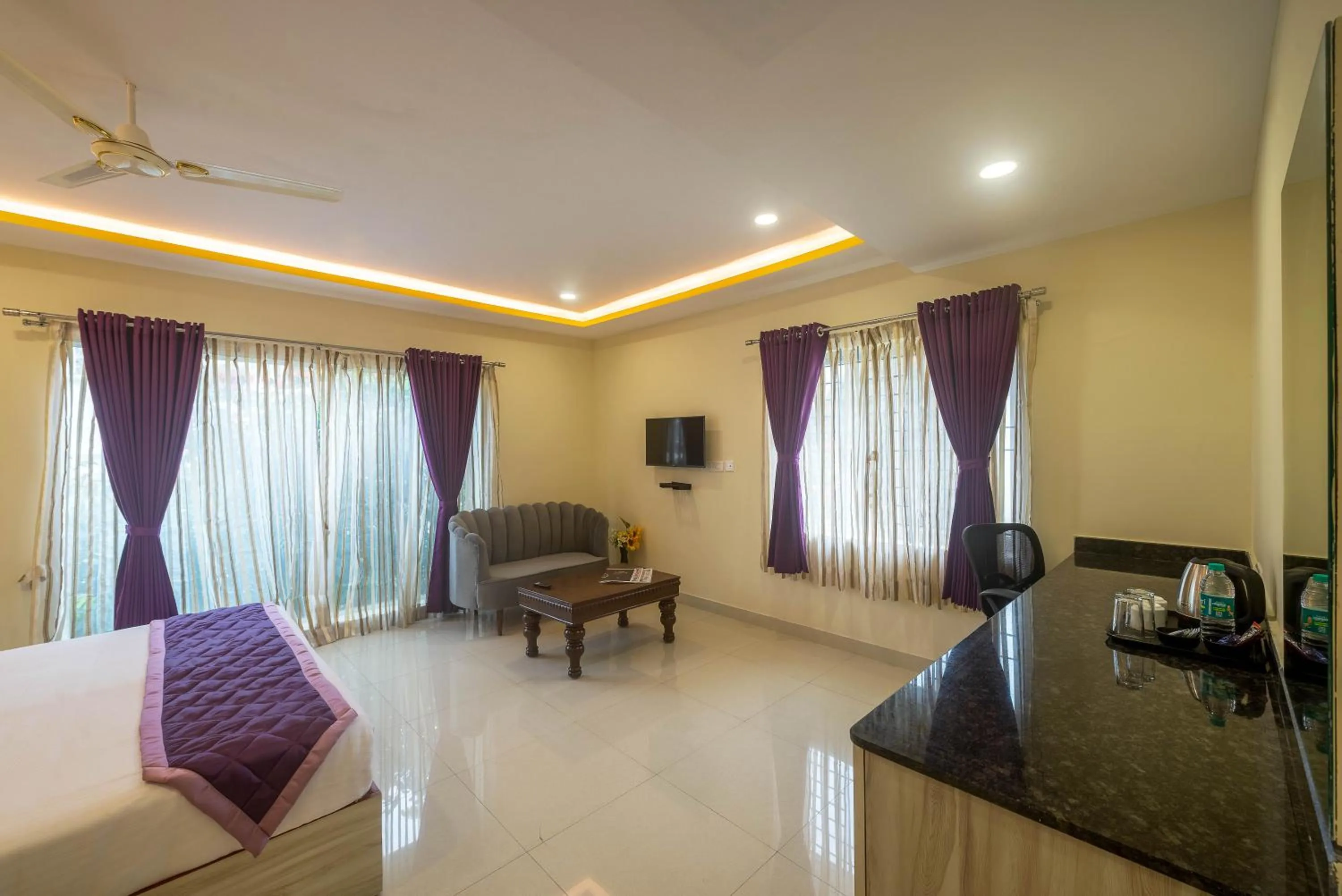 Bed in Zenith Hotels Hebbal Bangalore