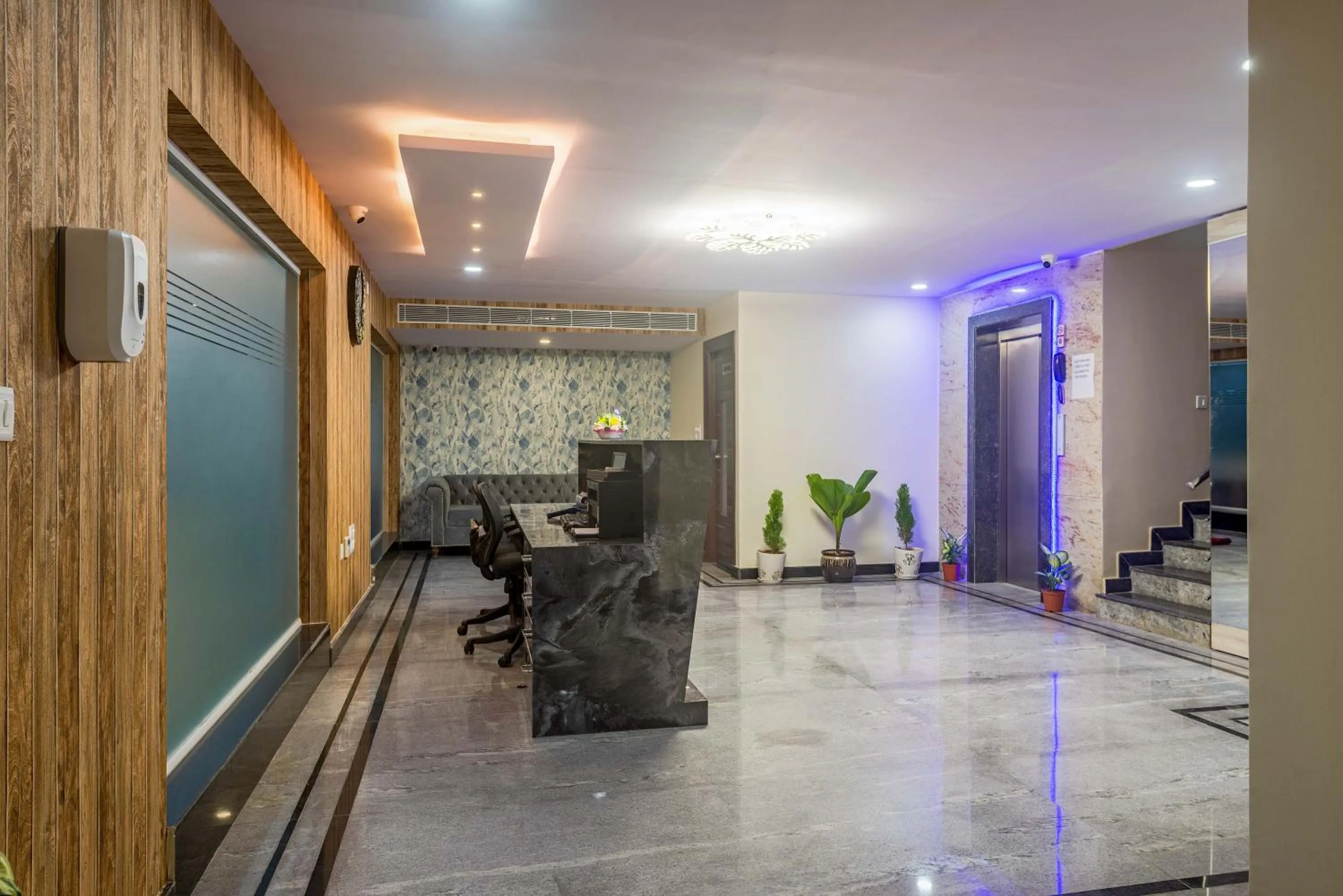 Lobby or reception in Zenith Hotels Hebbal Bangalore