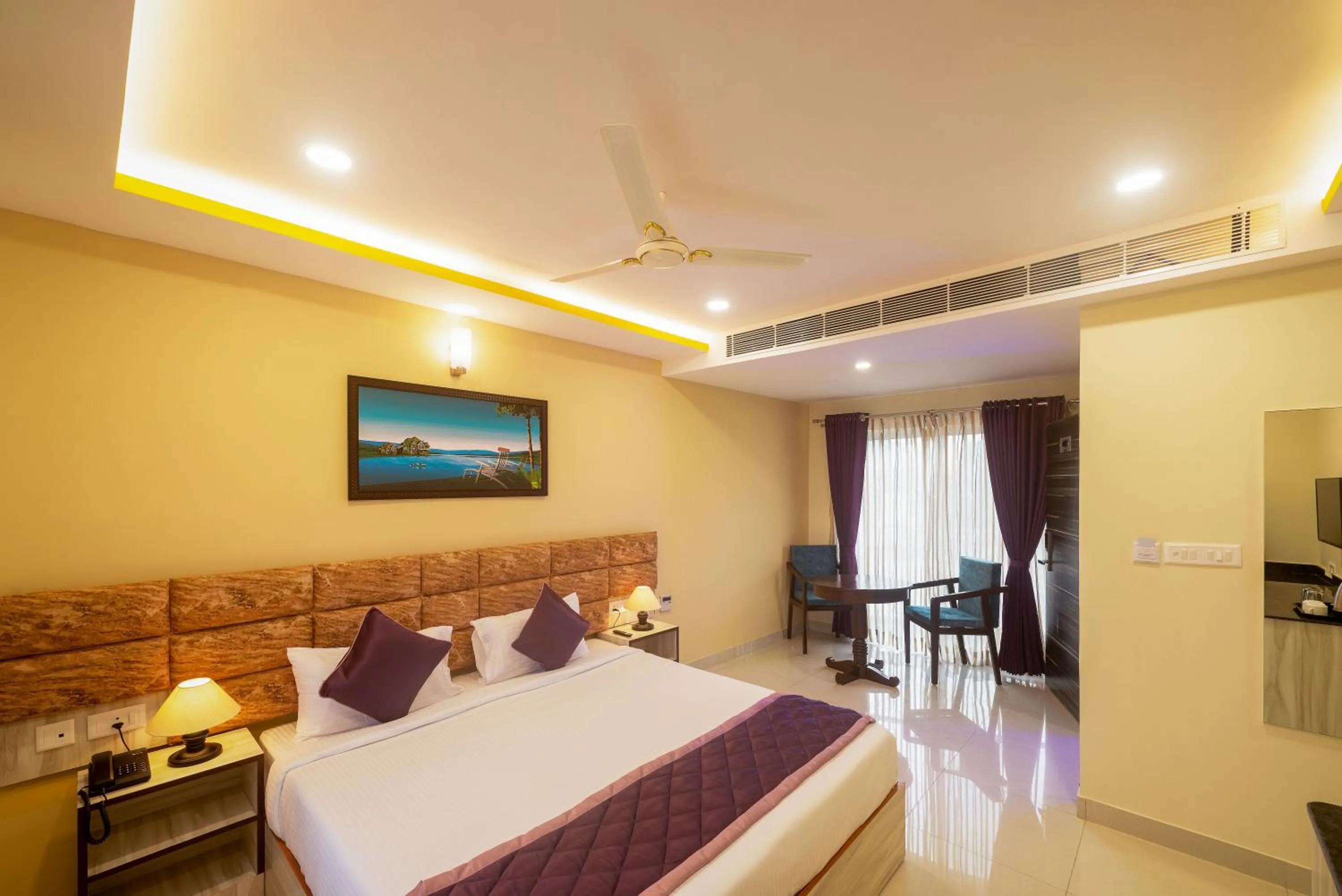 Bed in Zenith Hotels Hebbal Bangalore