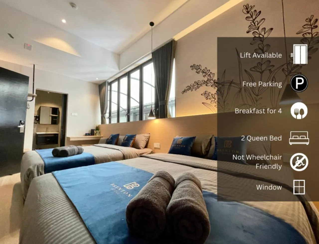 Bedroom, Bed in Hotel Brynton at Cameron Centrum Mall