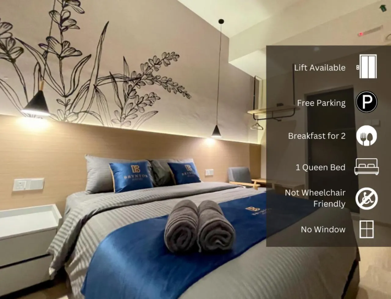 Bedroom, Bed in Hotel Brynton at Cameron Centrum Mall