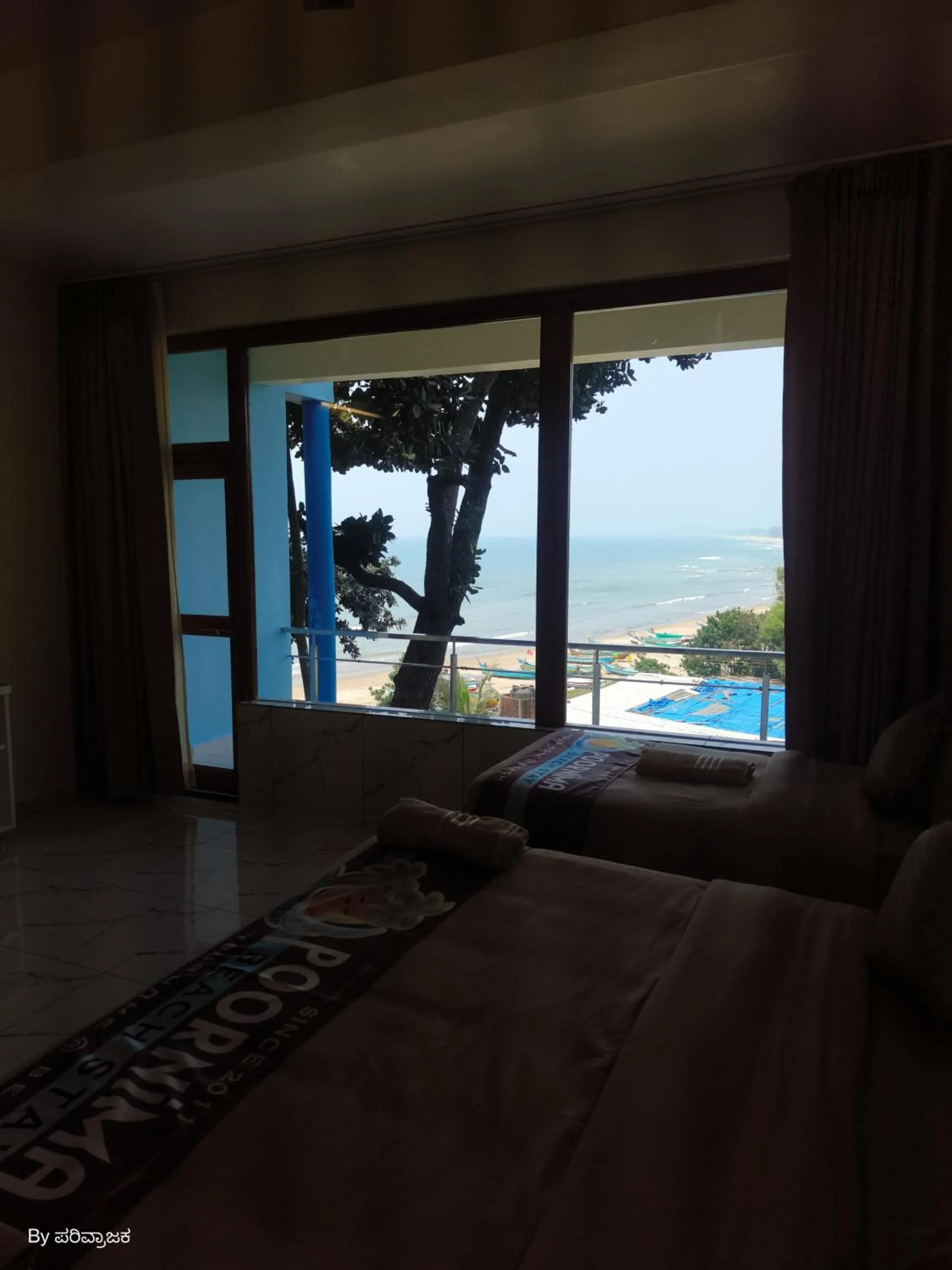 Bed in Poornima Beach Stay