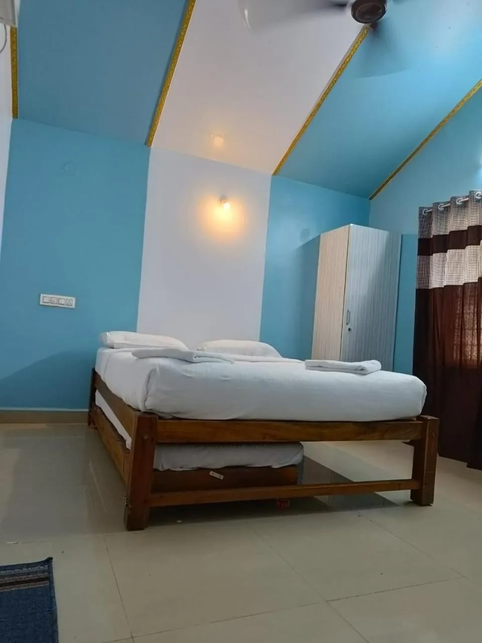 Bed in Poornima Beach Stay