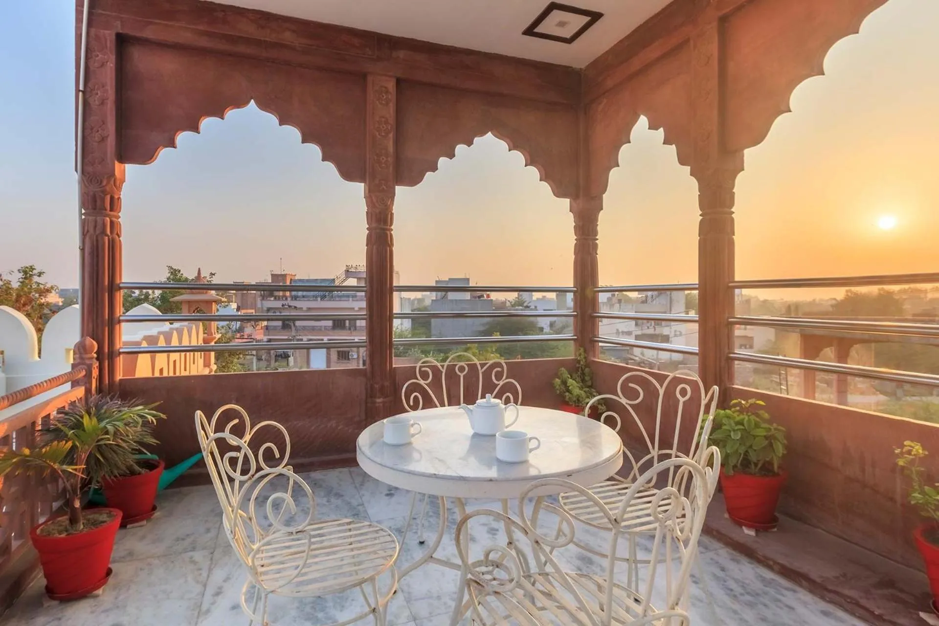Balcony/Terrace in Sunset Escape by VEO - Part of StayVista